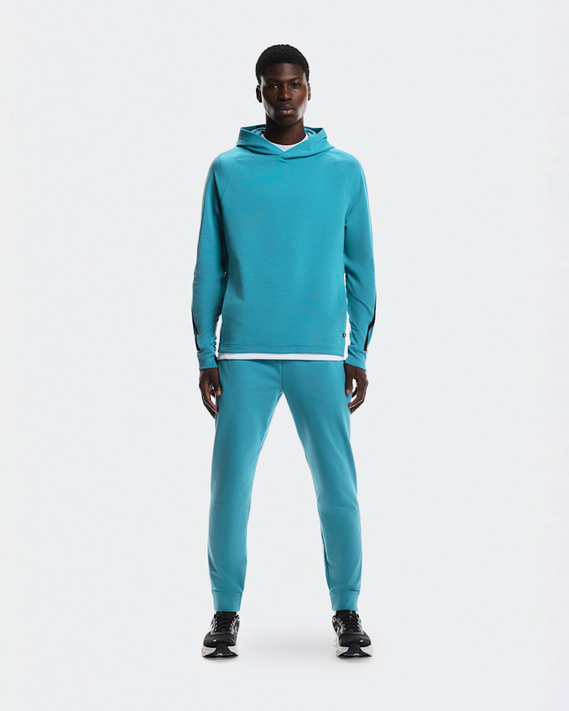 On Men's Studio Hoodie in Niagara, Size: Medium, Polyester/Mesh