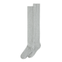 Terry Sock Knee High in Heather Gray