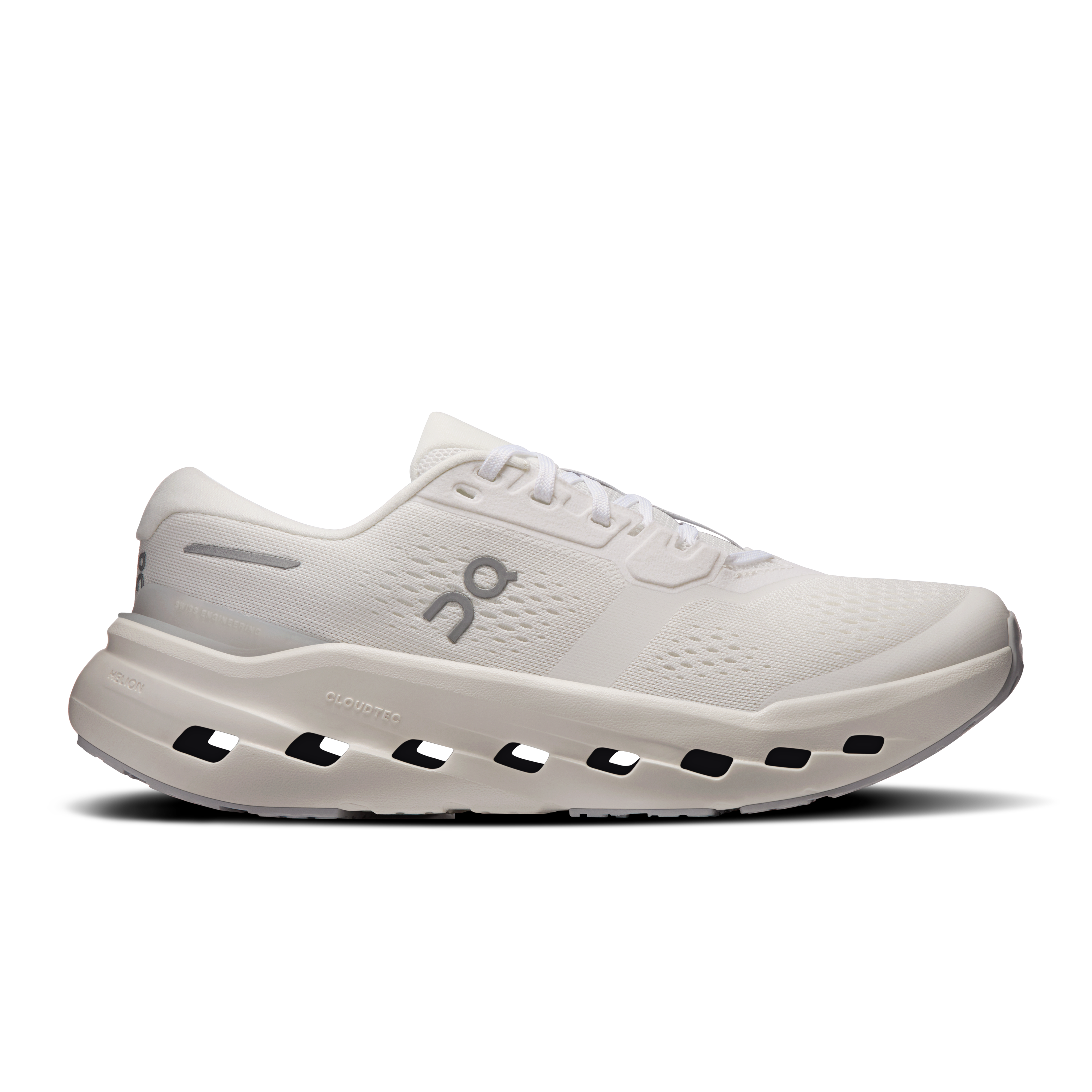 Cloudrunner 3 Wide Road Running Shoe in White/Ivory
