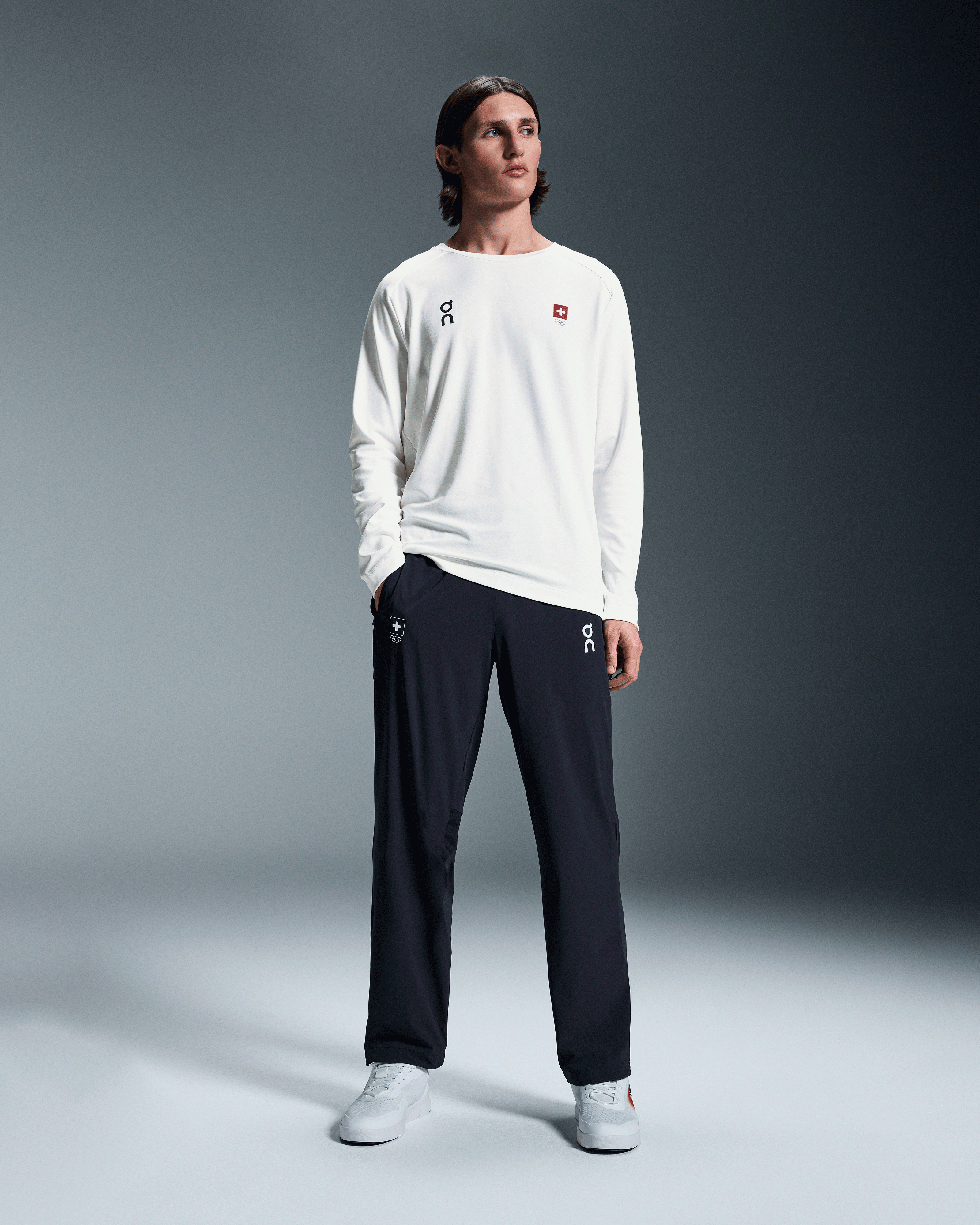 On Swiss Olympic Track Pants Ink Men Pants