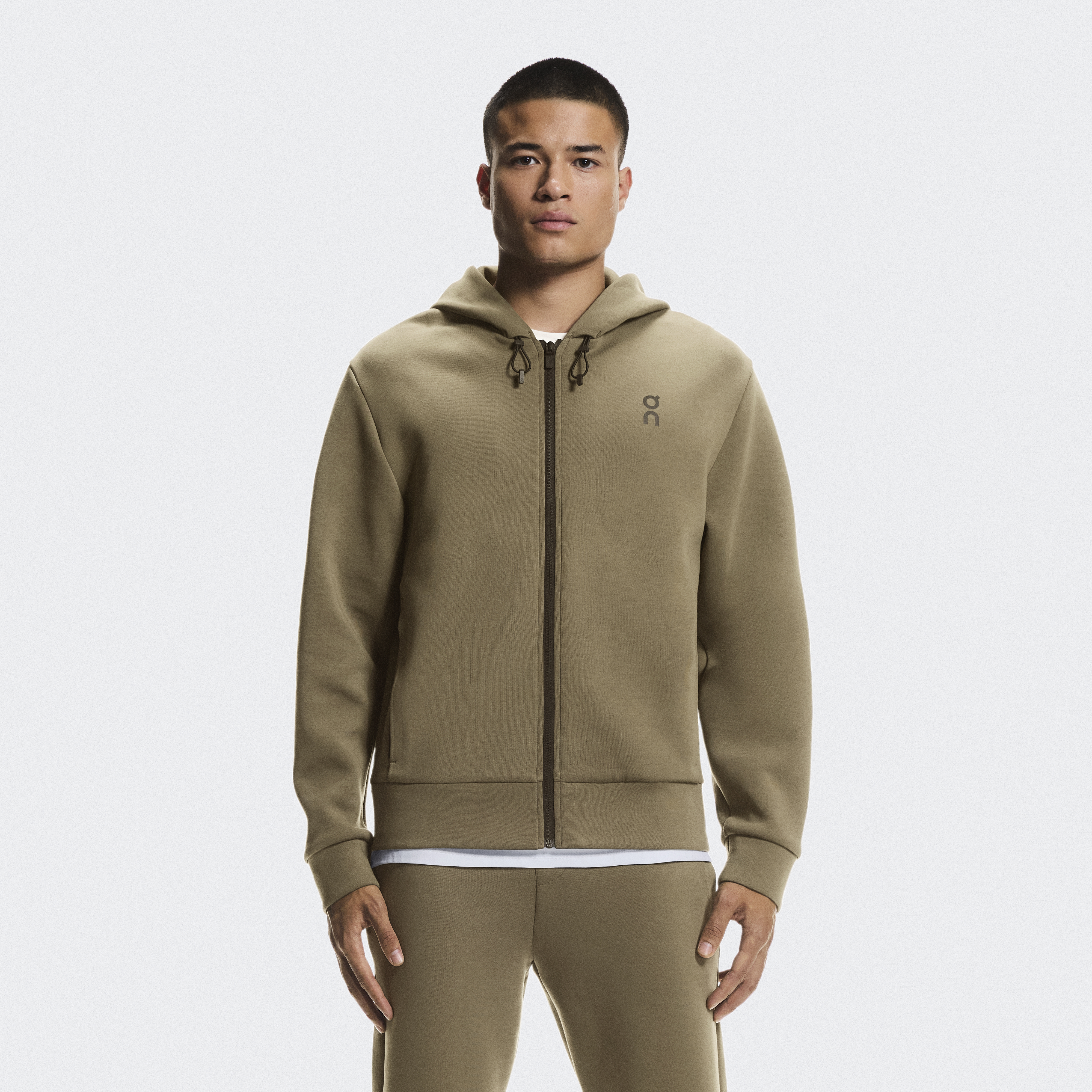 Focus Tech Zip Hoodie in Kalamata
