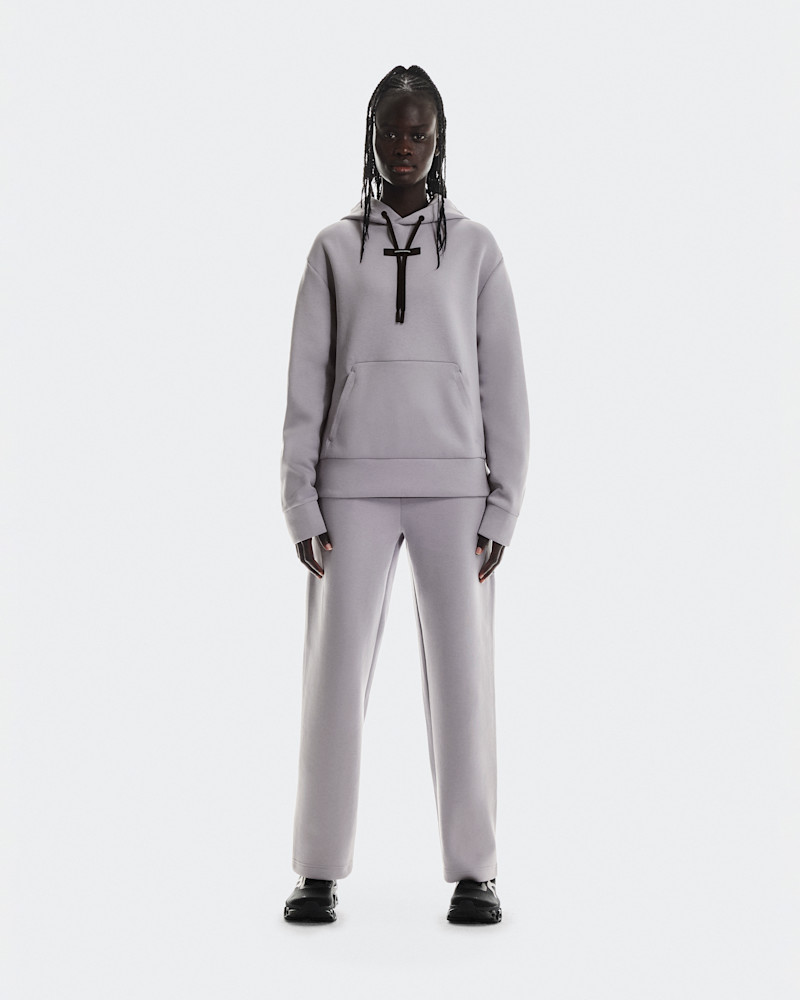 On Women's Focus Tech Sweatpants in Lilac, Size: Large, Polyester