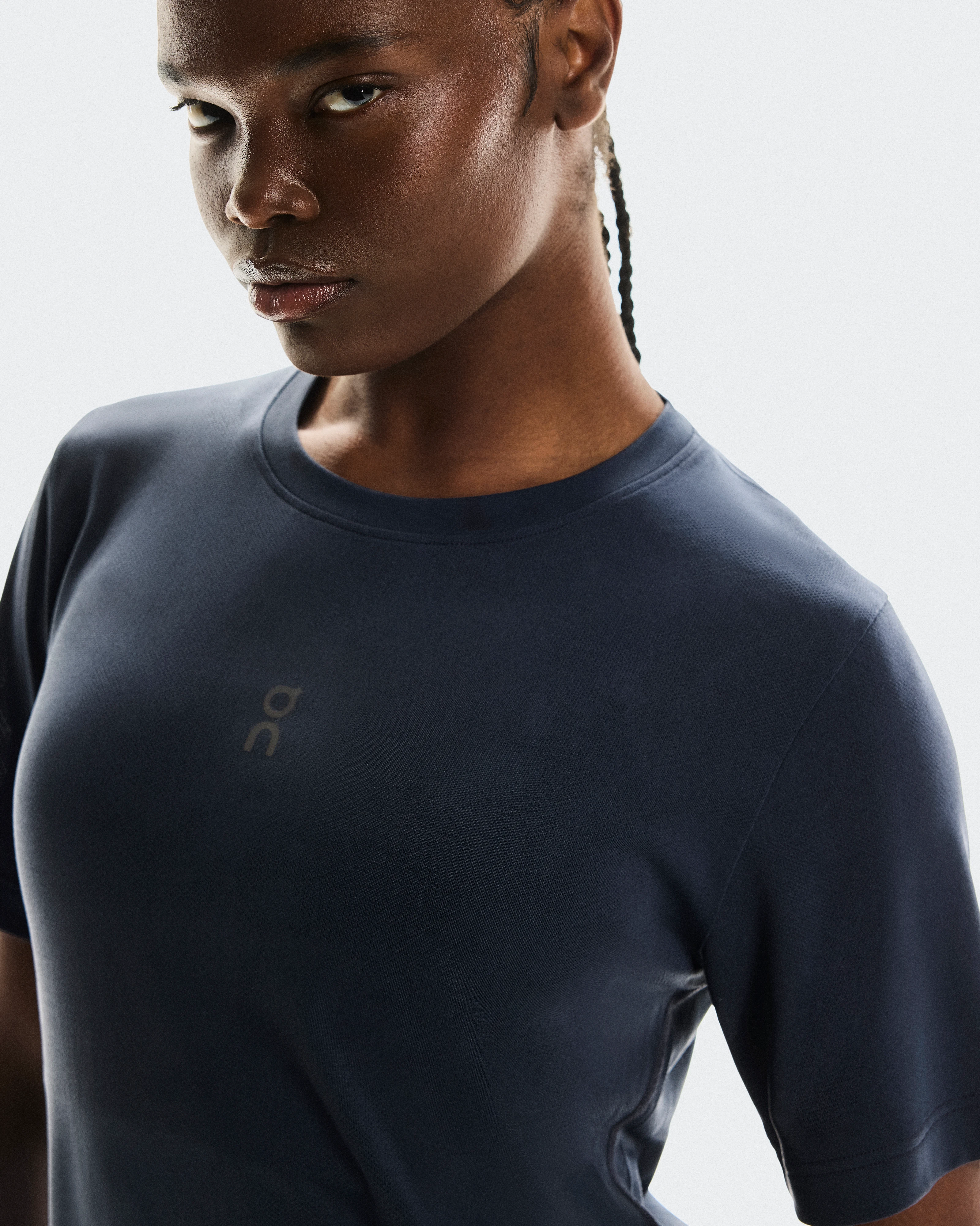 On Trail-T Navy Women Tops and t-shirts