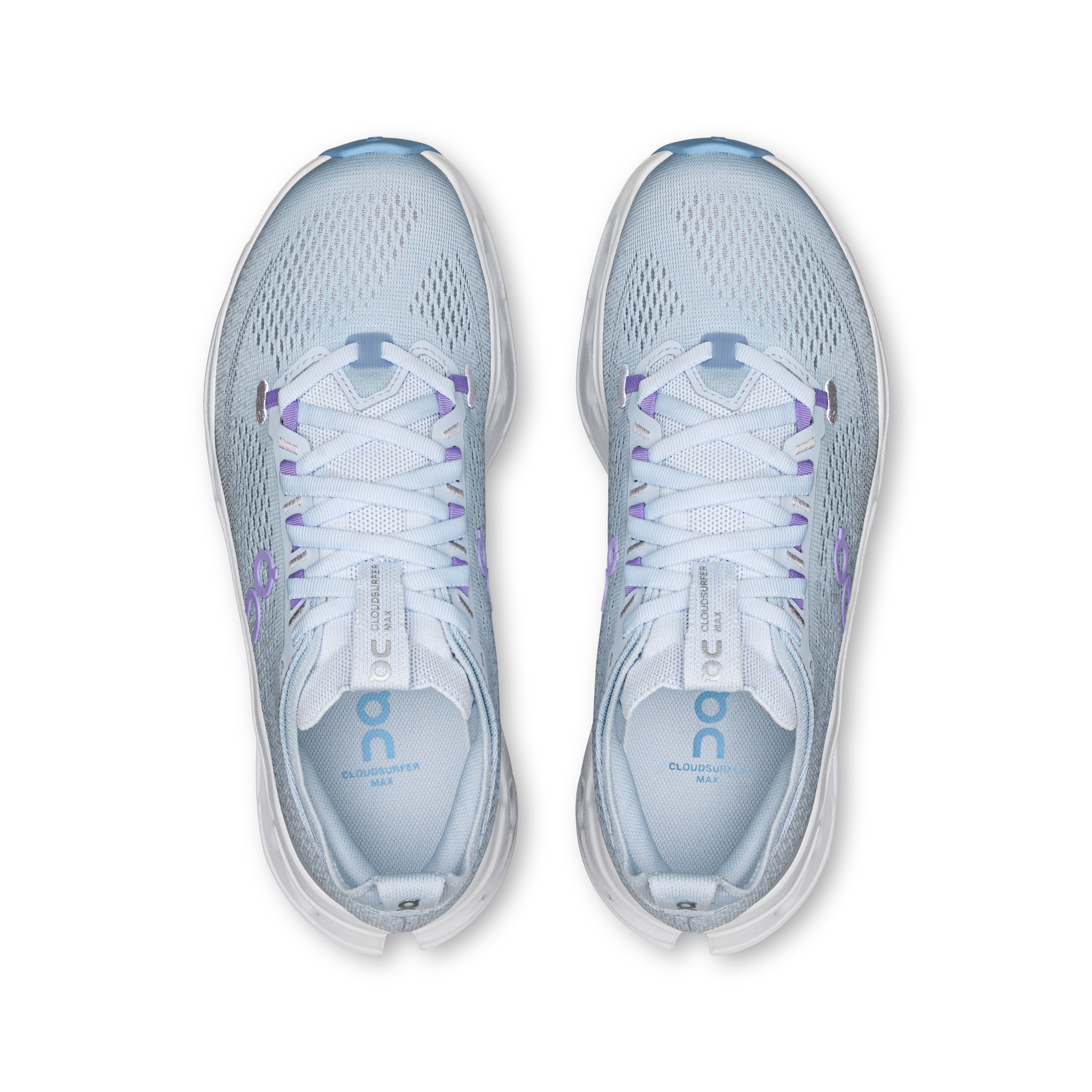 On Cloudsurfer Max Heather & Glacier Women Road running Shoes