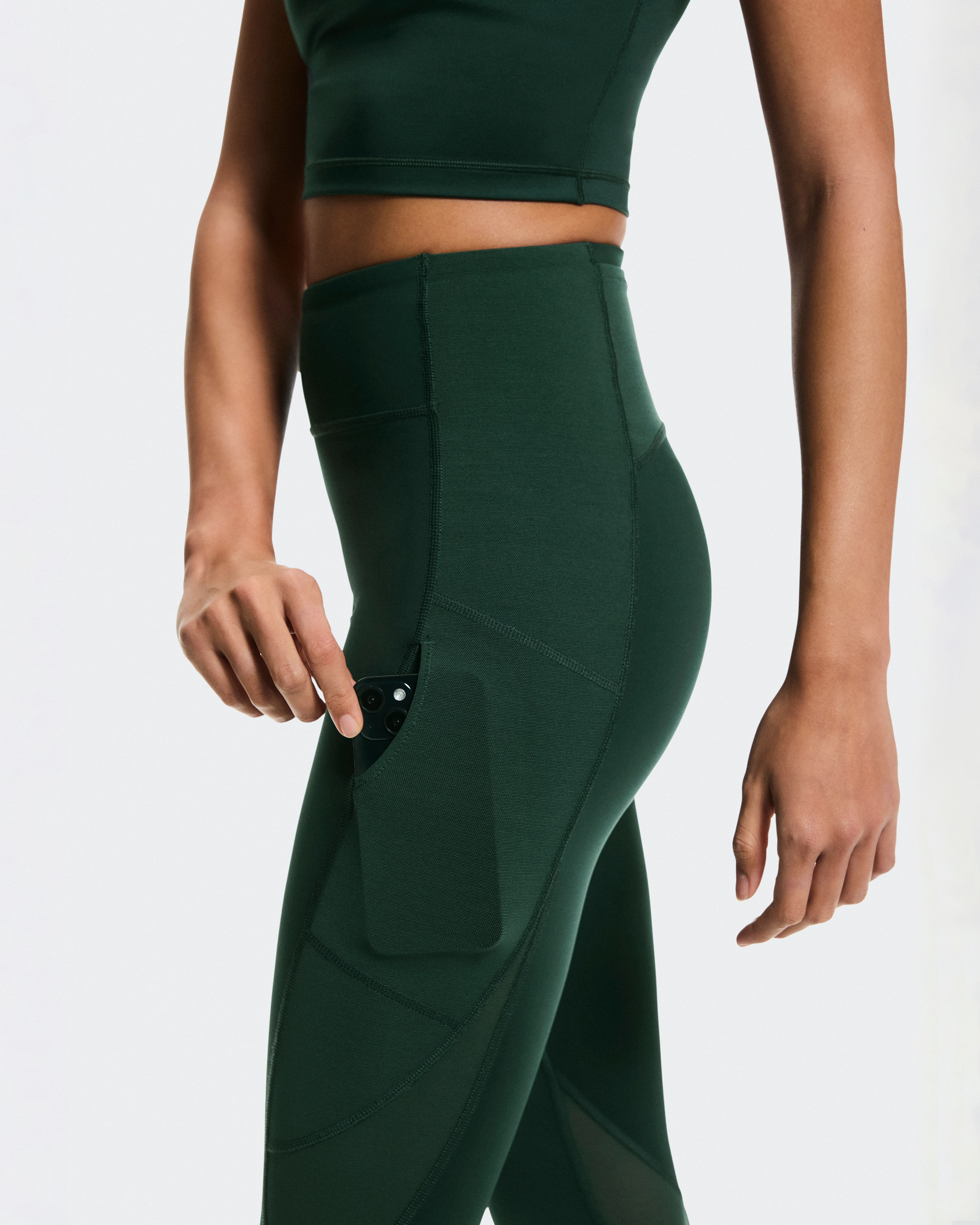 On Train Volt Tights 7/8 Obsidian Feminino Calças leggings