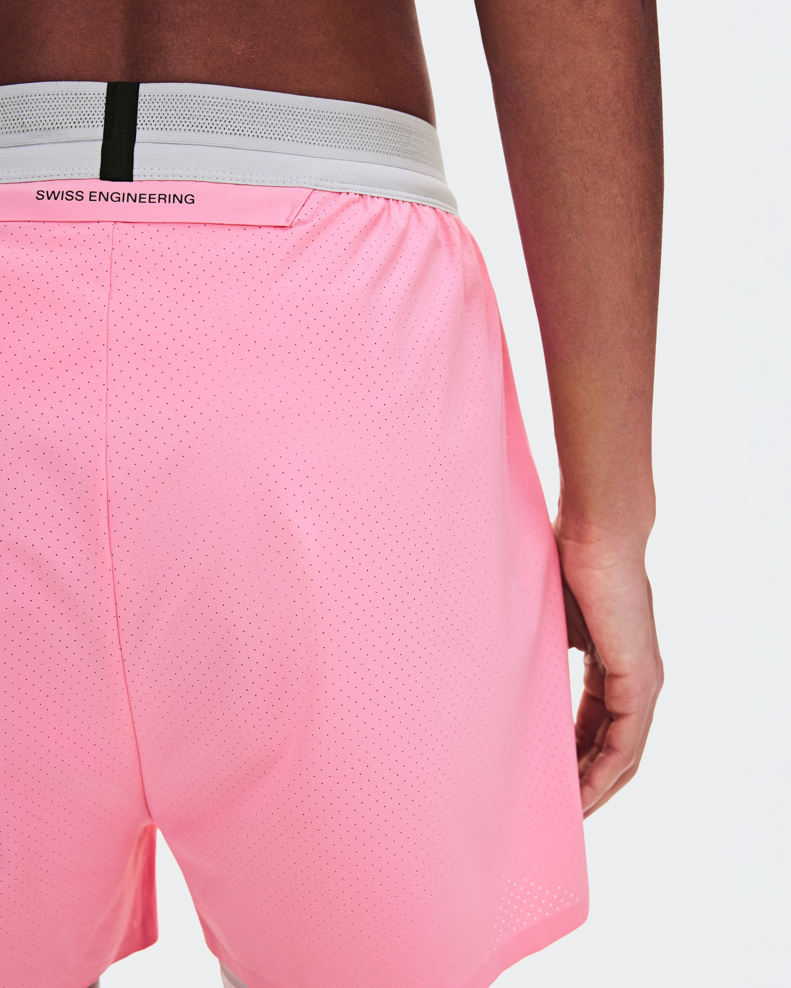 On 3" Performance 2/1 Shorts Magnolia & Glacier Donna Pantaloncini