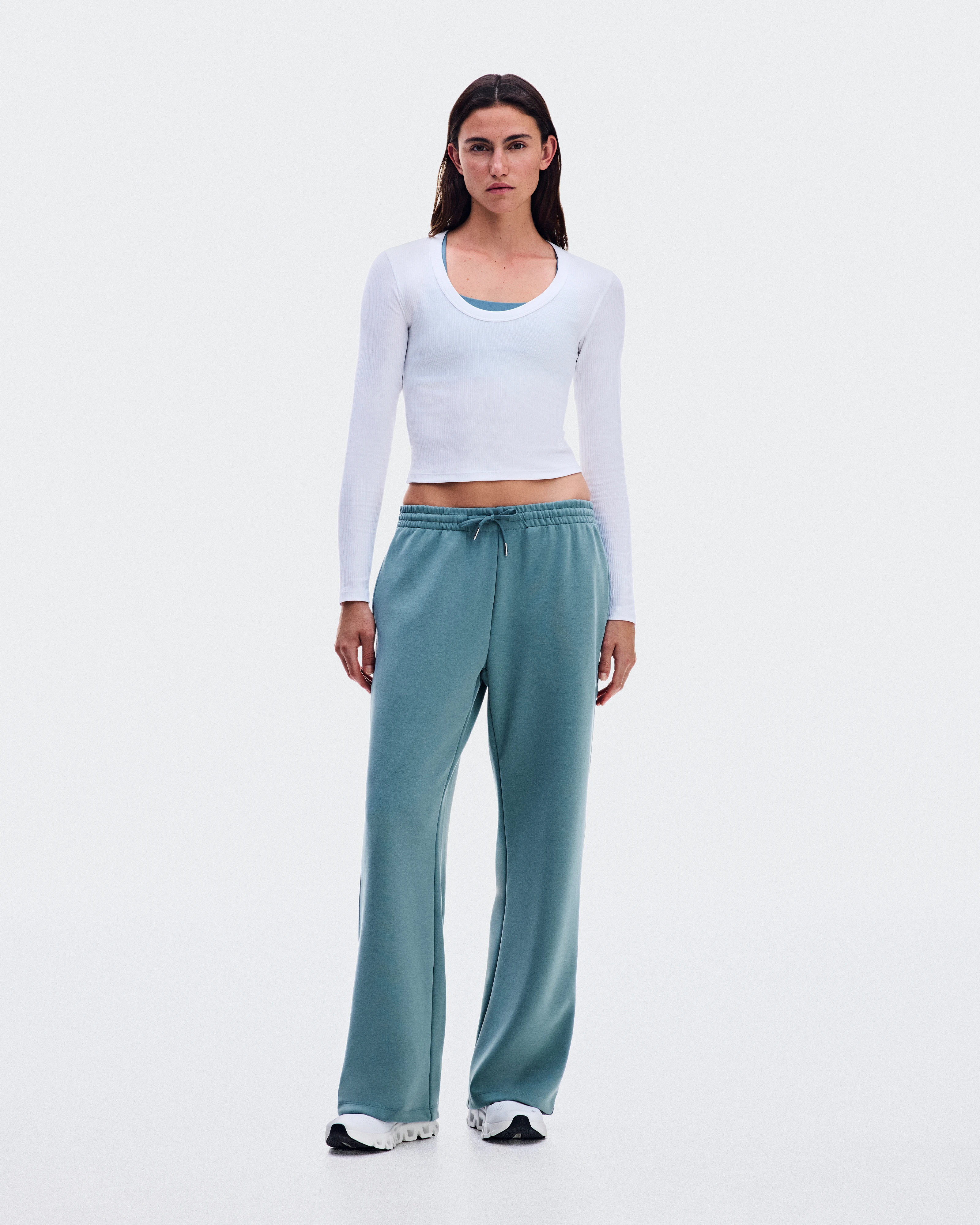 On Studio Pants Wide Agave Women Pants