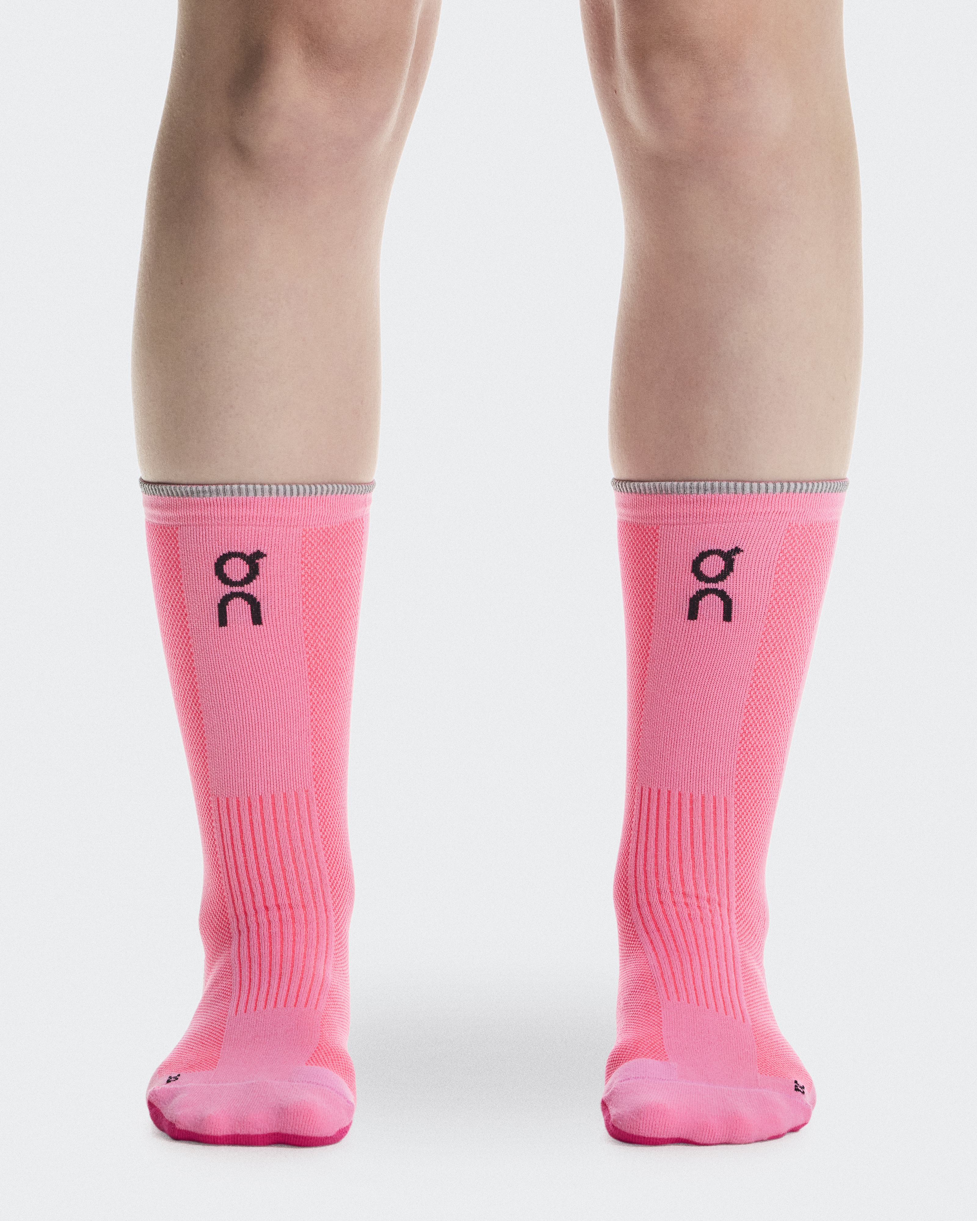 On Elite Run Sock High en Raspberry/Pink, Talla: 41-43, Polyester