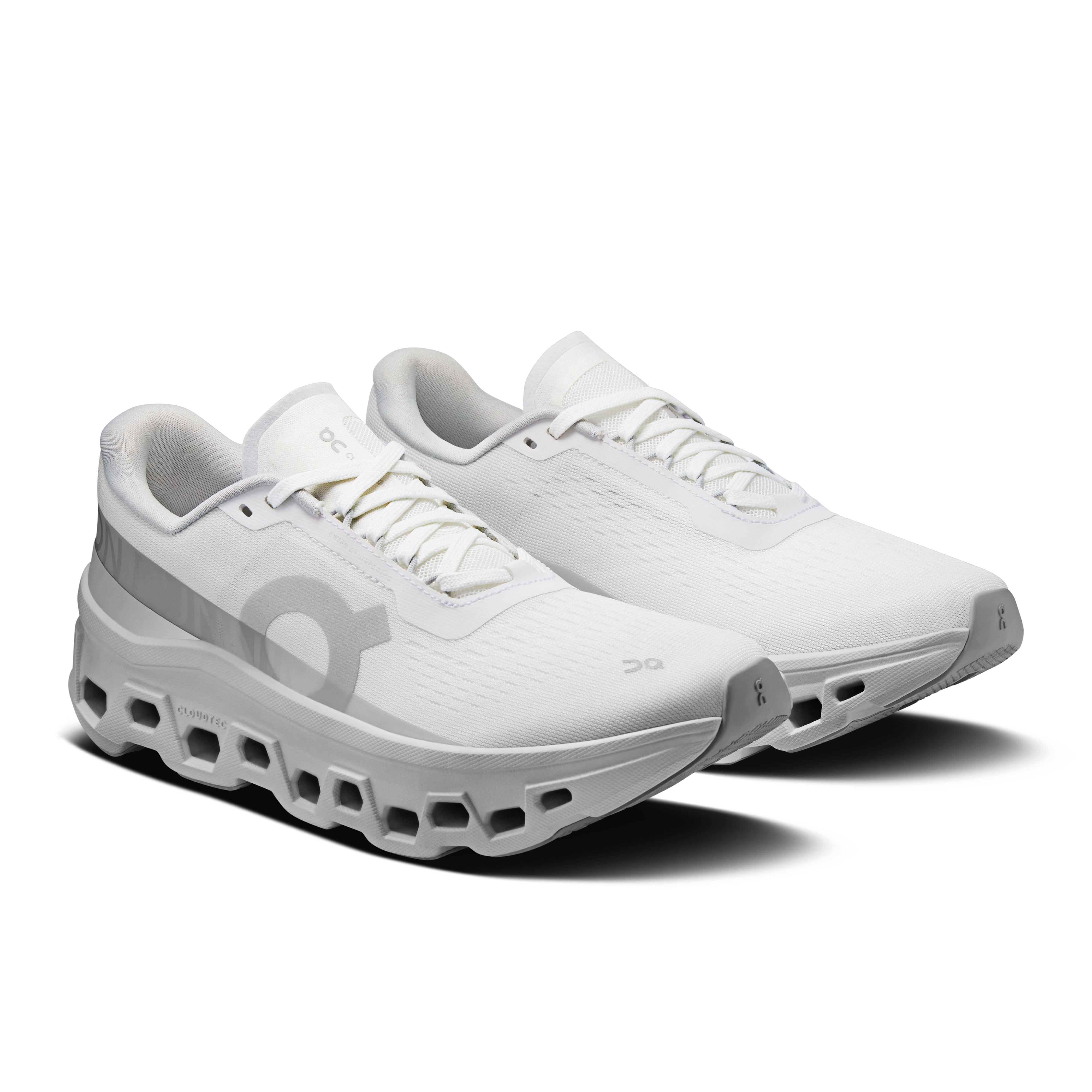 On Cloudmonster 1 White & White Femme Active Life Chaussures