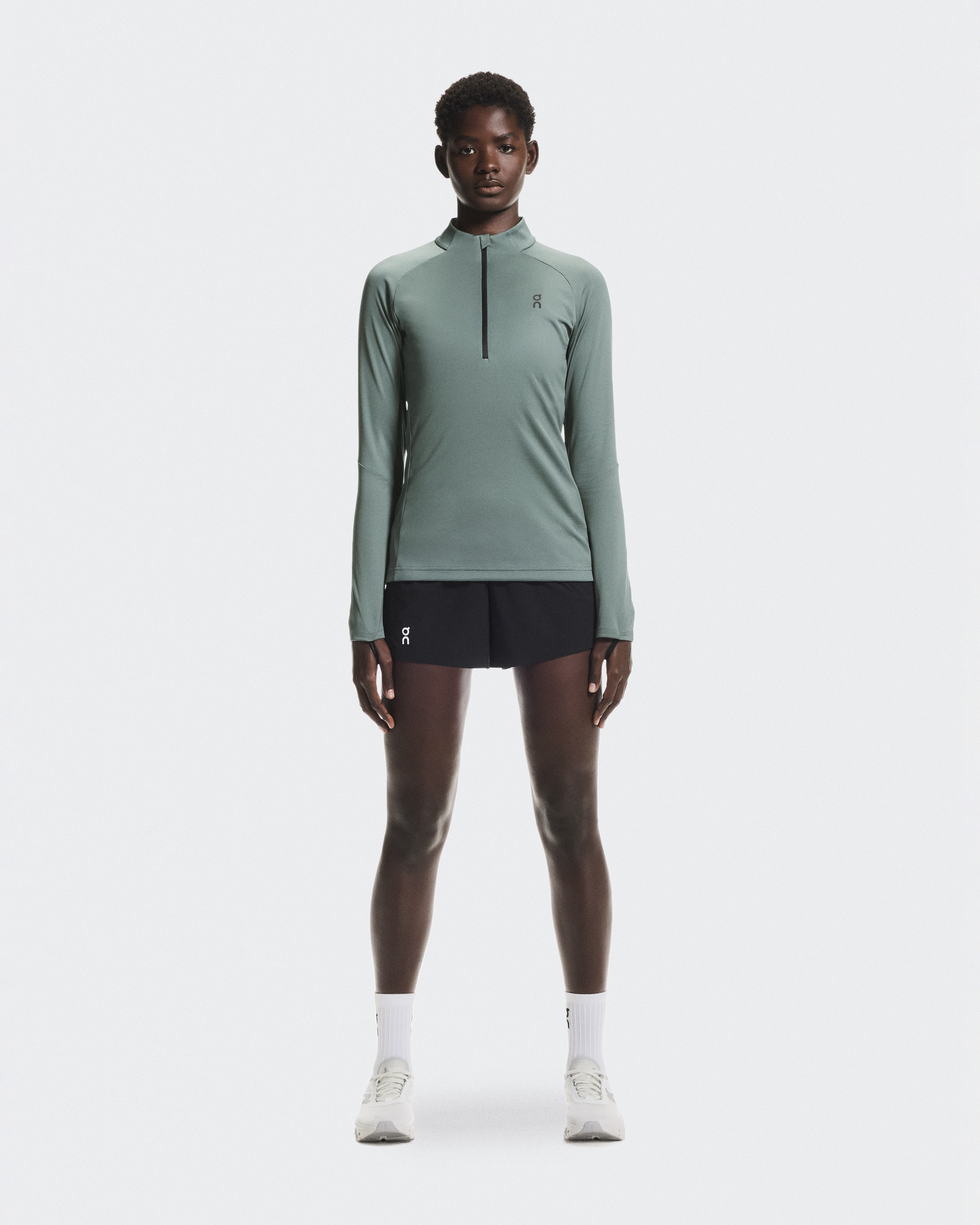 On Climate Shirt Sudadera para Mujer en Olive, Talla: XS, Polyester