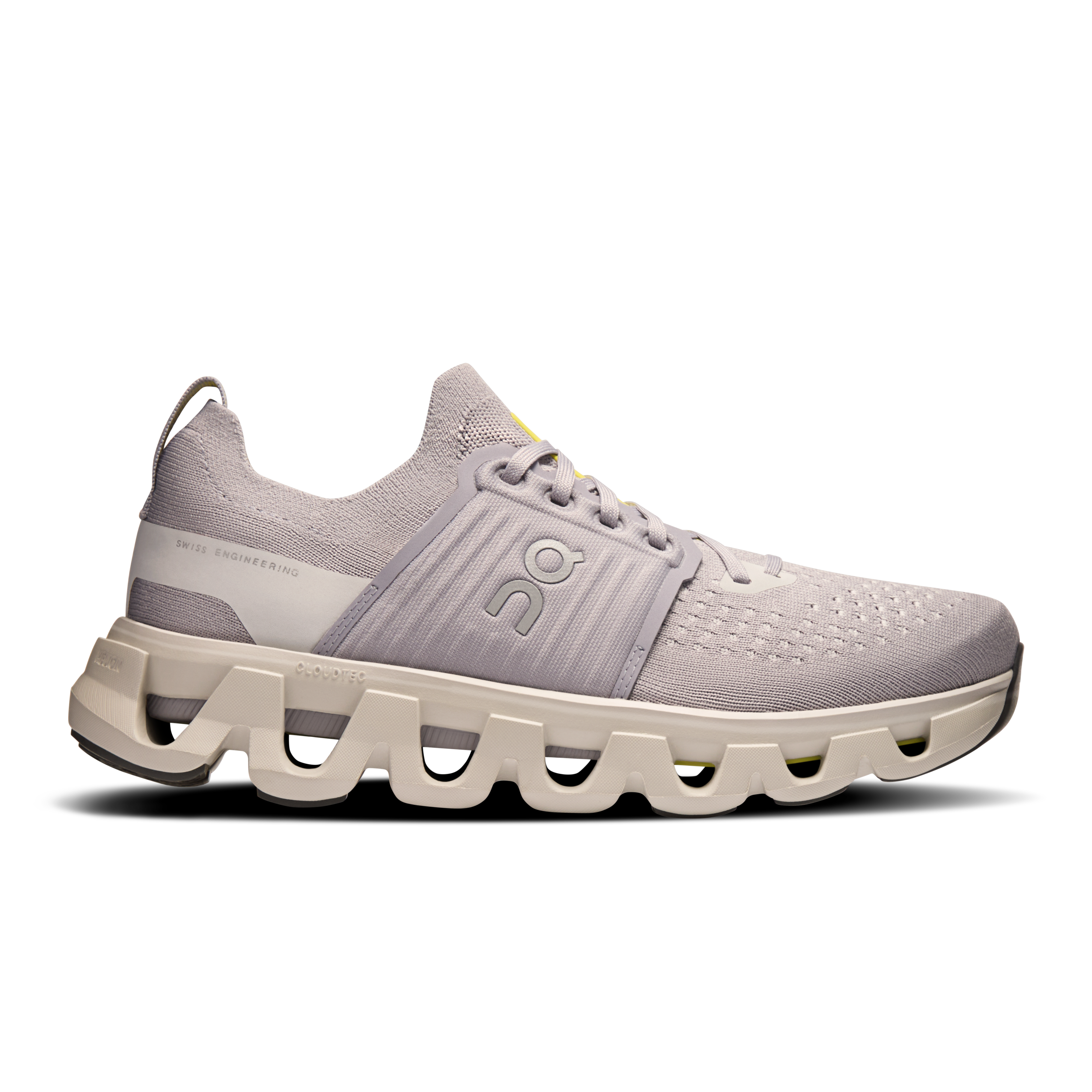 On Cloudswift 4 Rosa Cinza Feminino Feminino – Corrida de rua, superespuma Helion™, responsividade Tênis