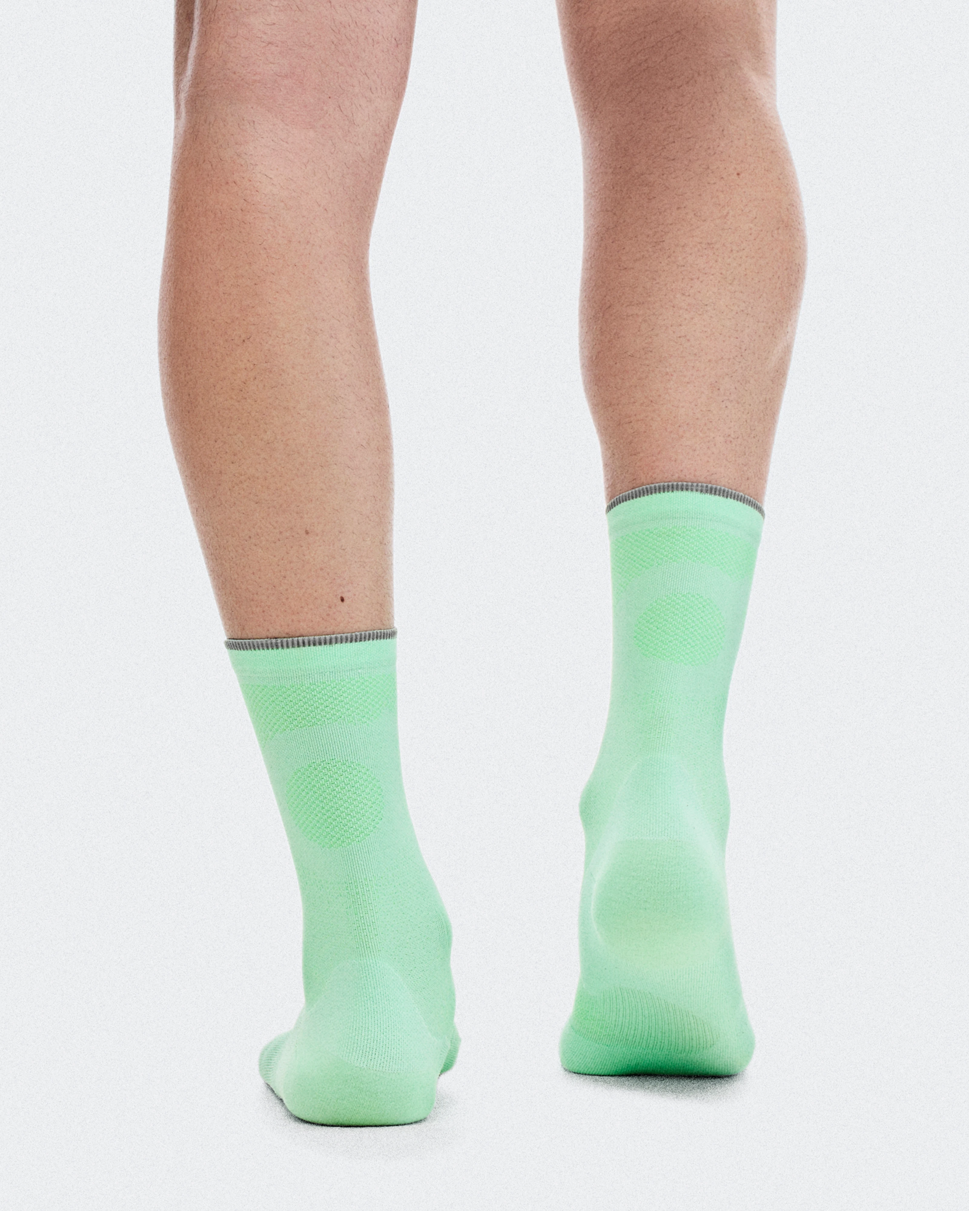 On Elite Run Sock High Hyper Celeste & Verdite Unisex Socks
