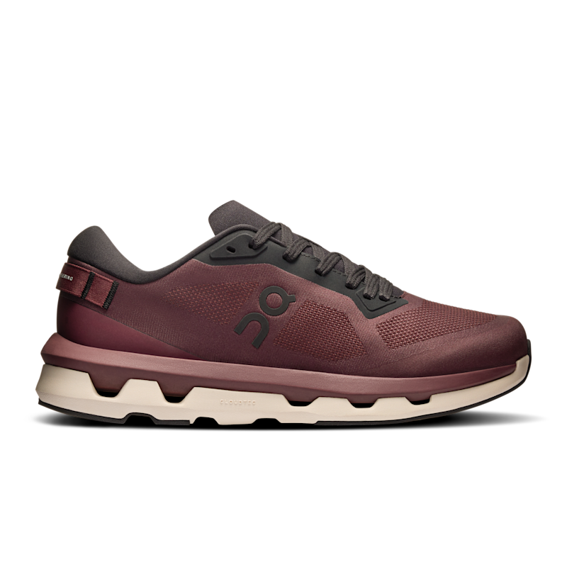 On Women's Cloudzone Lifestyle Shoe in Mulberry/Black, Size: 7.5, Recycled Polyester