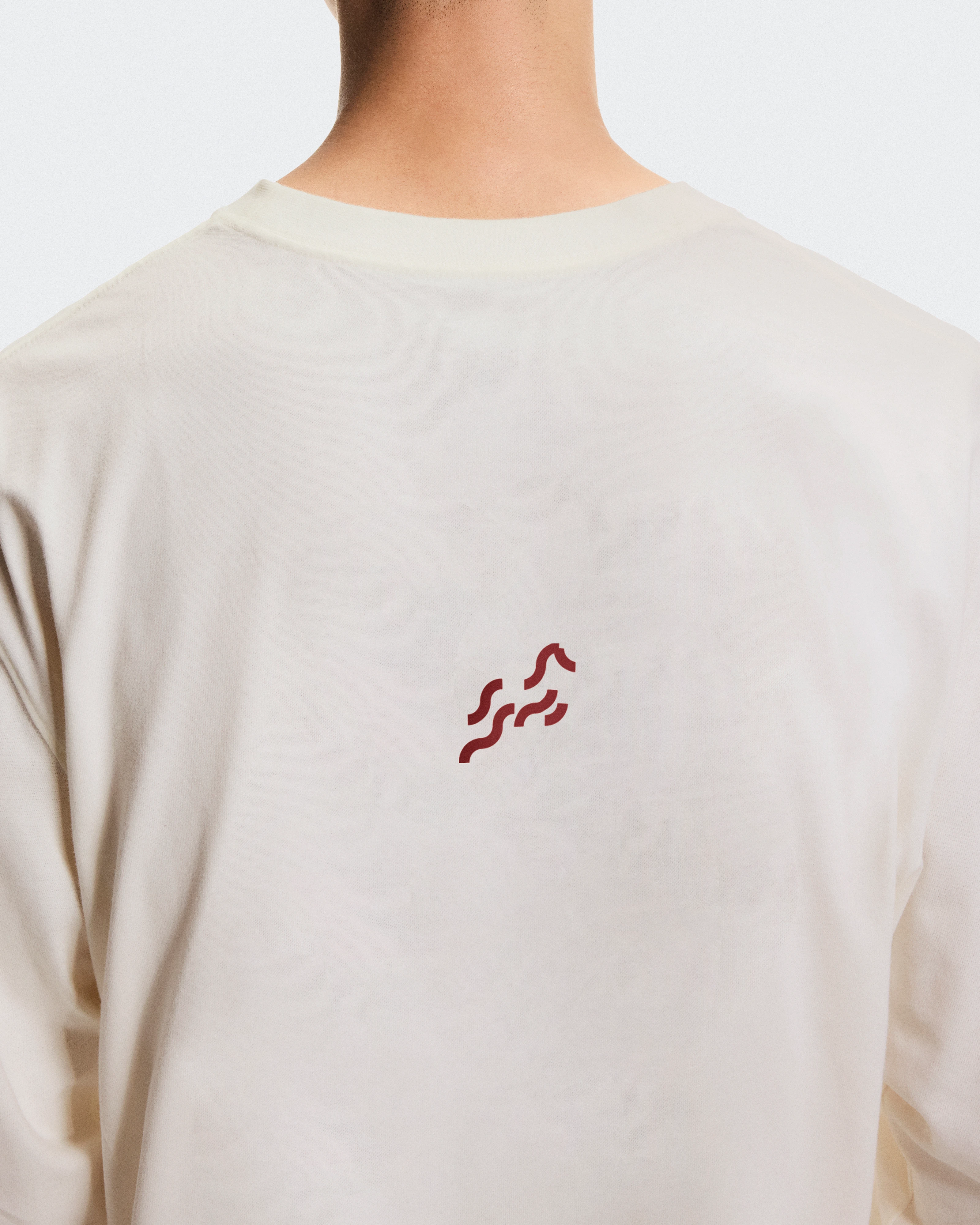 On Club Long-T Year of the Horse Ivory Men Tops and t-shirts