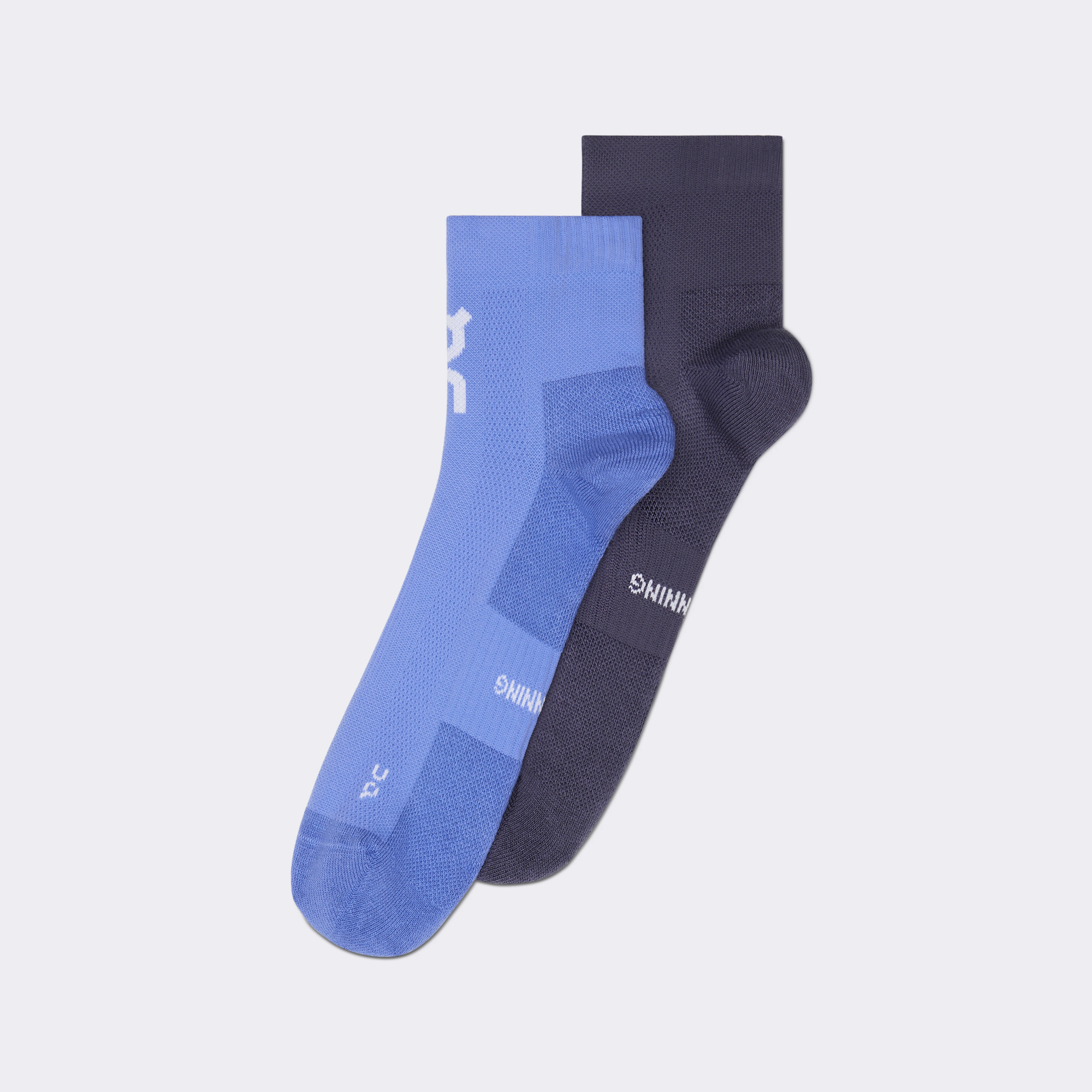 On Core Run Sock Mid 2P Blue Purple Unisex Unisex – Everyday running, breathable, cushioned Socks