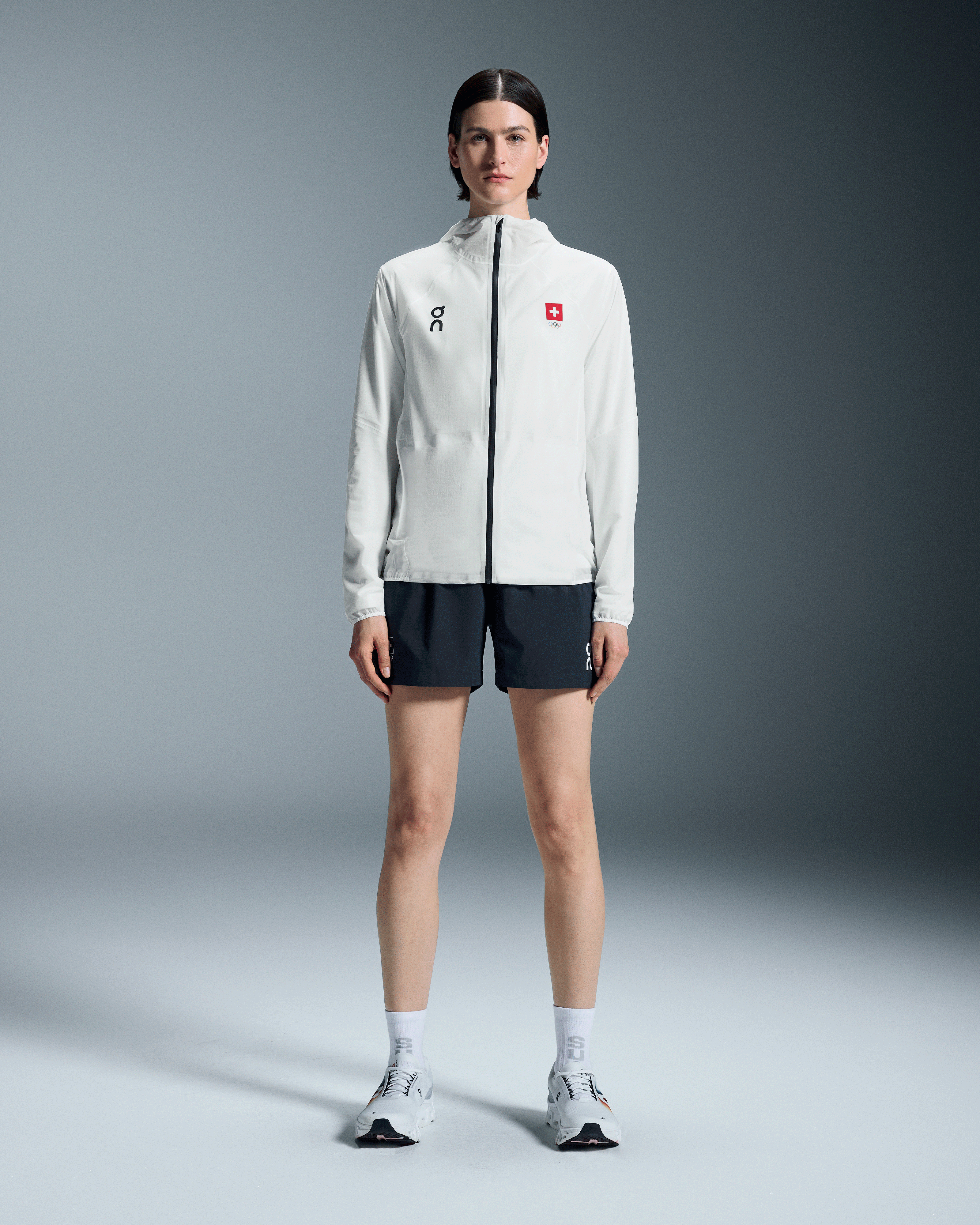 On Swiss Olympic Ultra Jacket Undyed-White Women Jackets