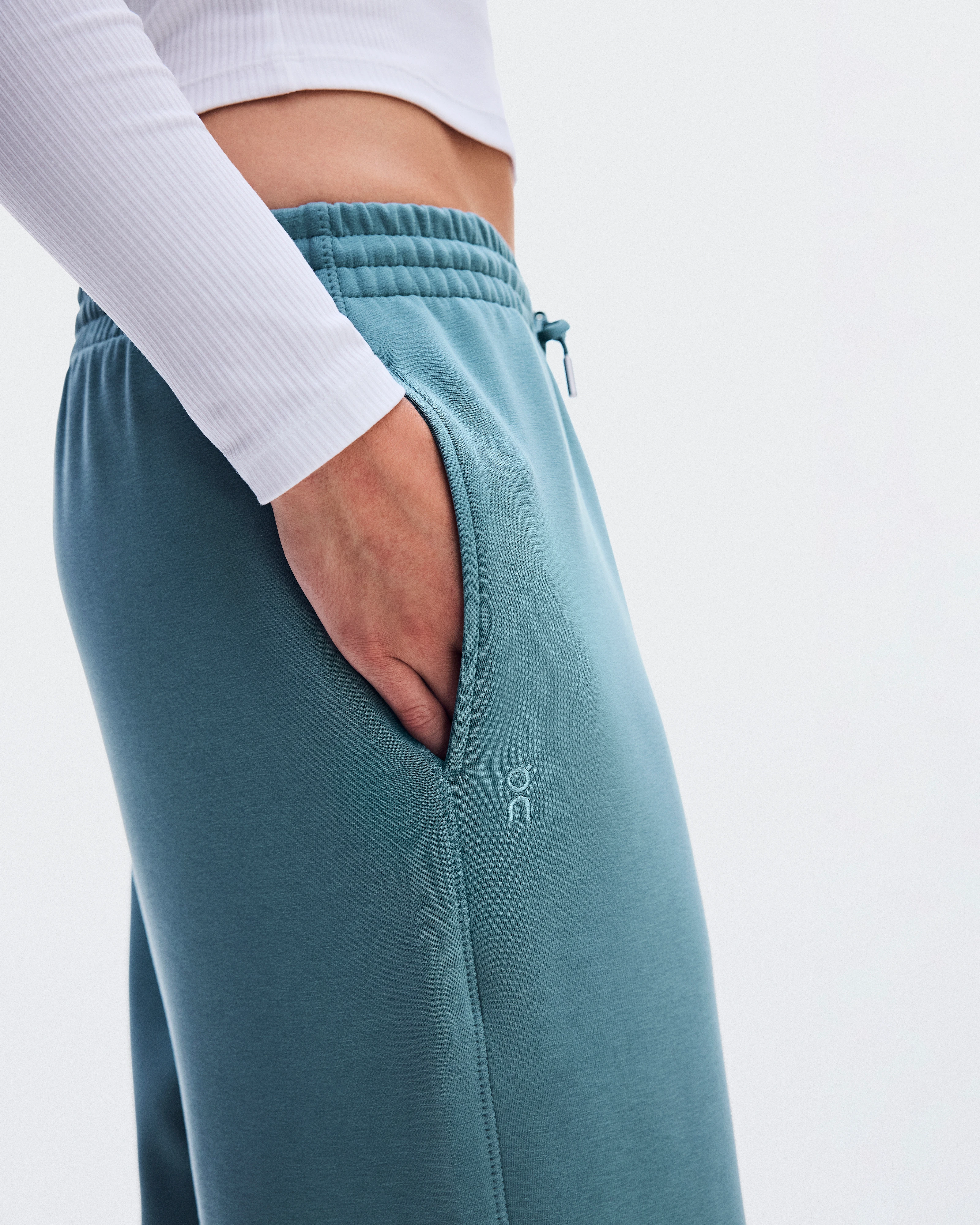 On Studio Pants Wide Agave Women – All-day wear Pants