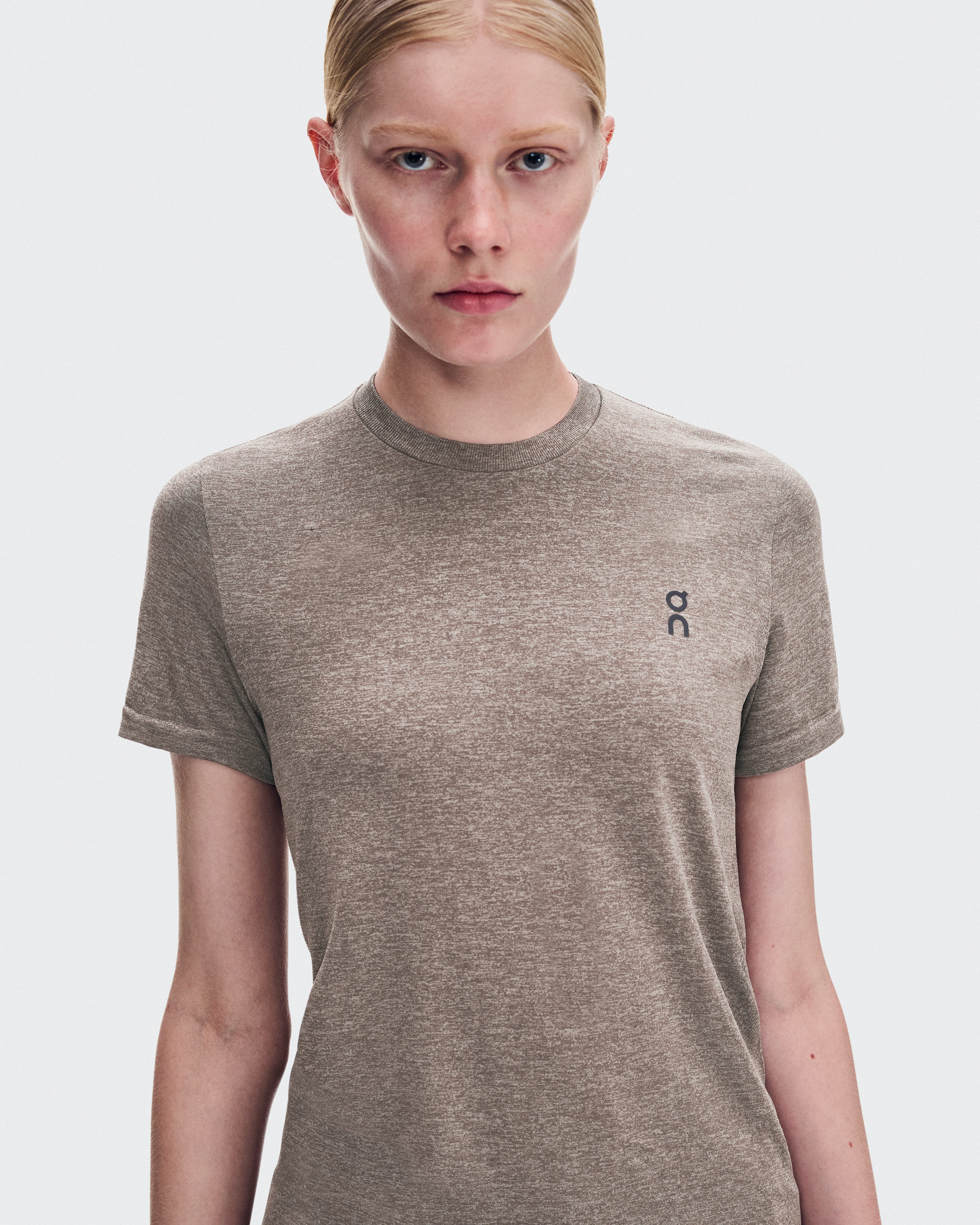 On Train Flex-T Clay Heather Women Tops and t-shirts