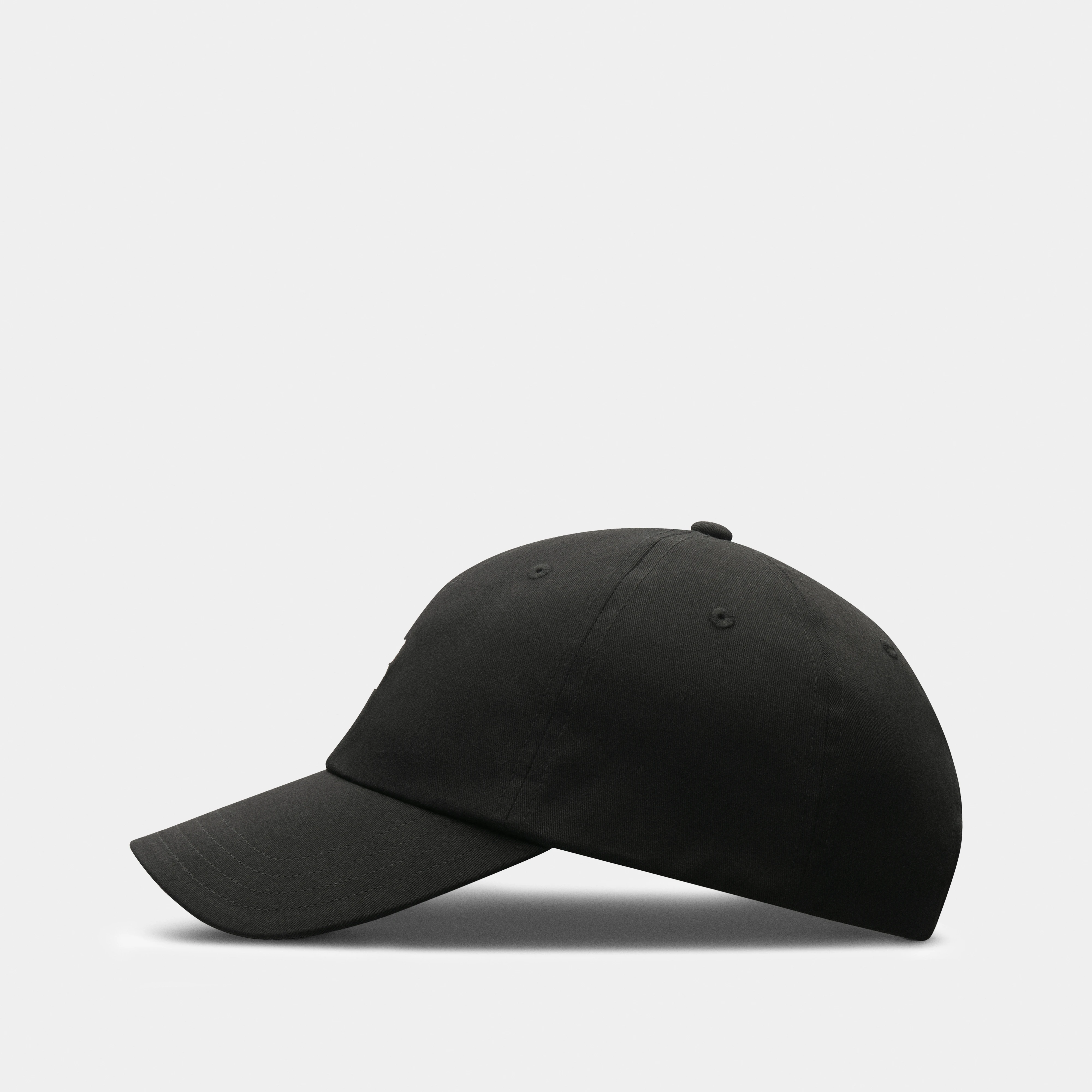 On All-Day Cap Black Unisex Unisex – All-day wear, street style, travel Headwear