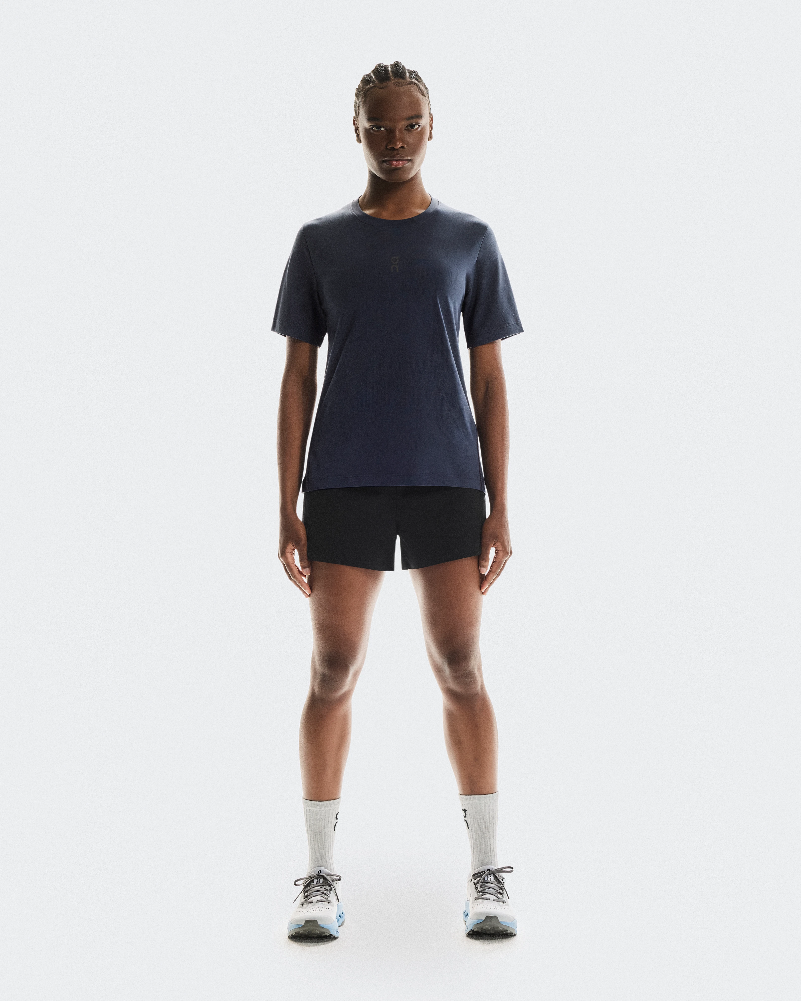 On Trail-T Navy Women Tops and t-shirts