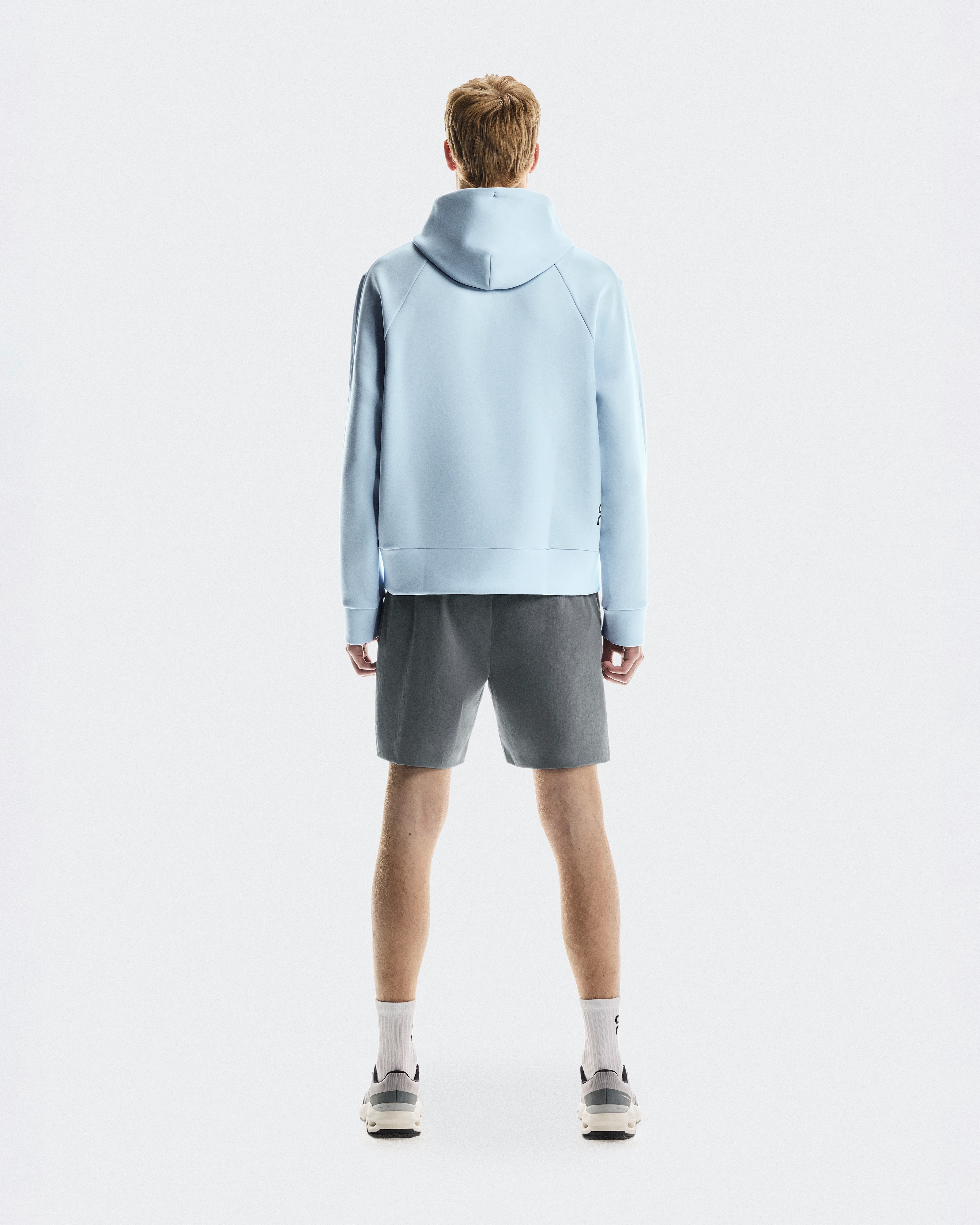 On Focus Tech Hoodie Arctic Masculino Moletons