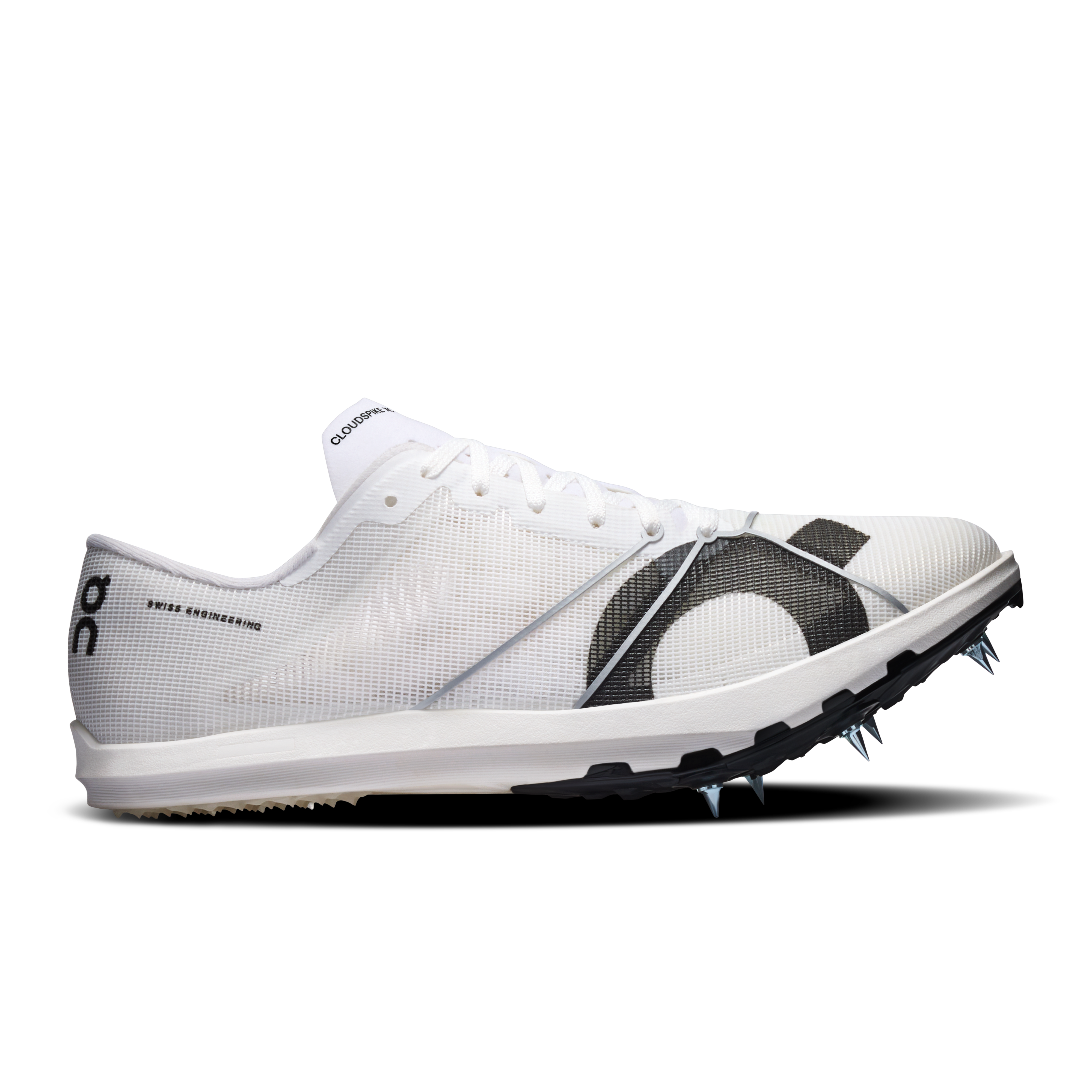On Cloudspike XC White & White Women – Long-distance cross-country racing, fast-feeling ride Shoes