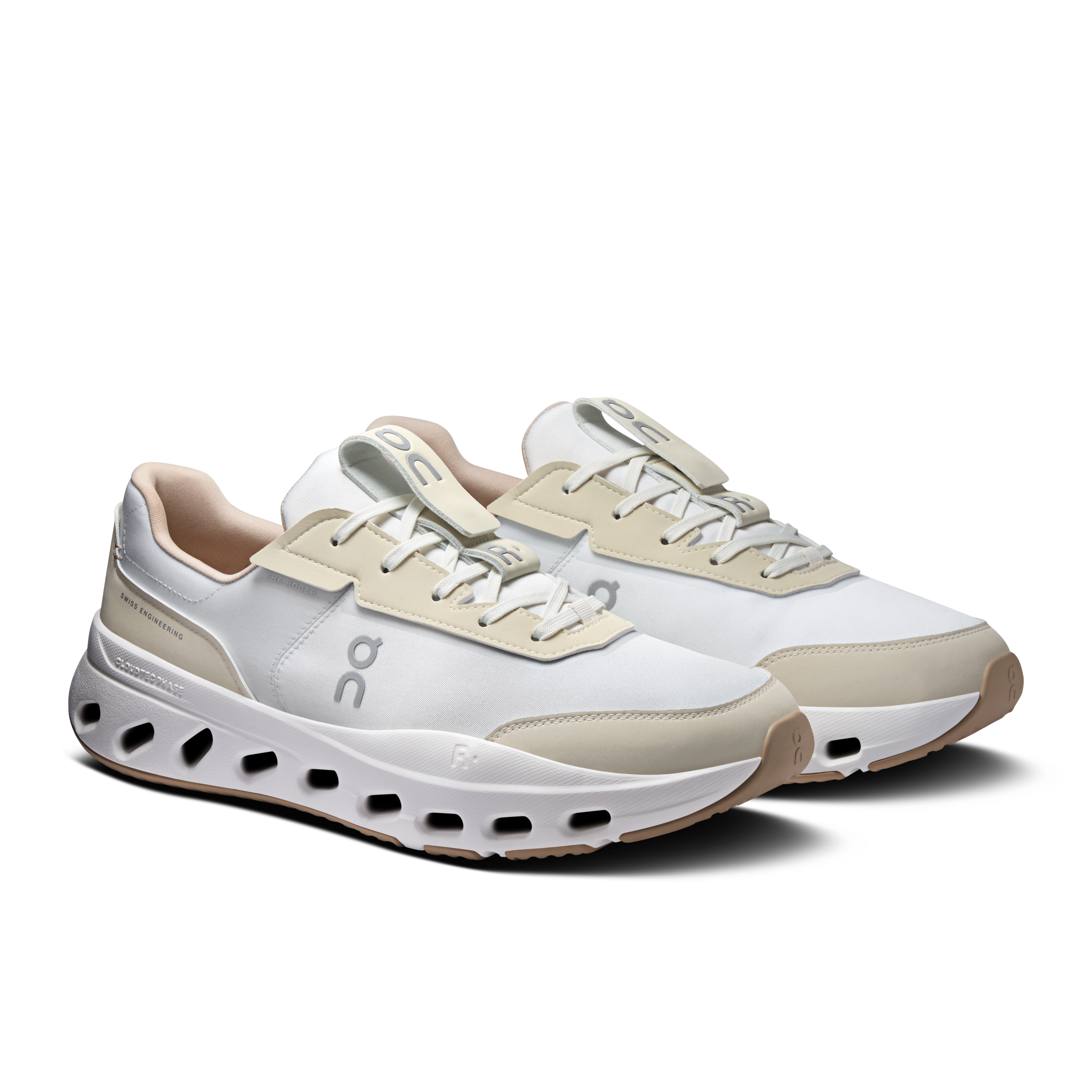 On THE ROGER Wildcard Ivory & Sand Men Active life Shoes
