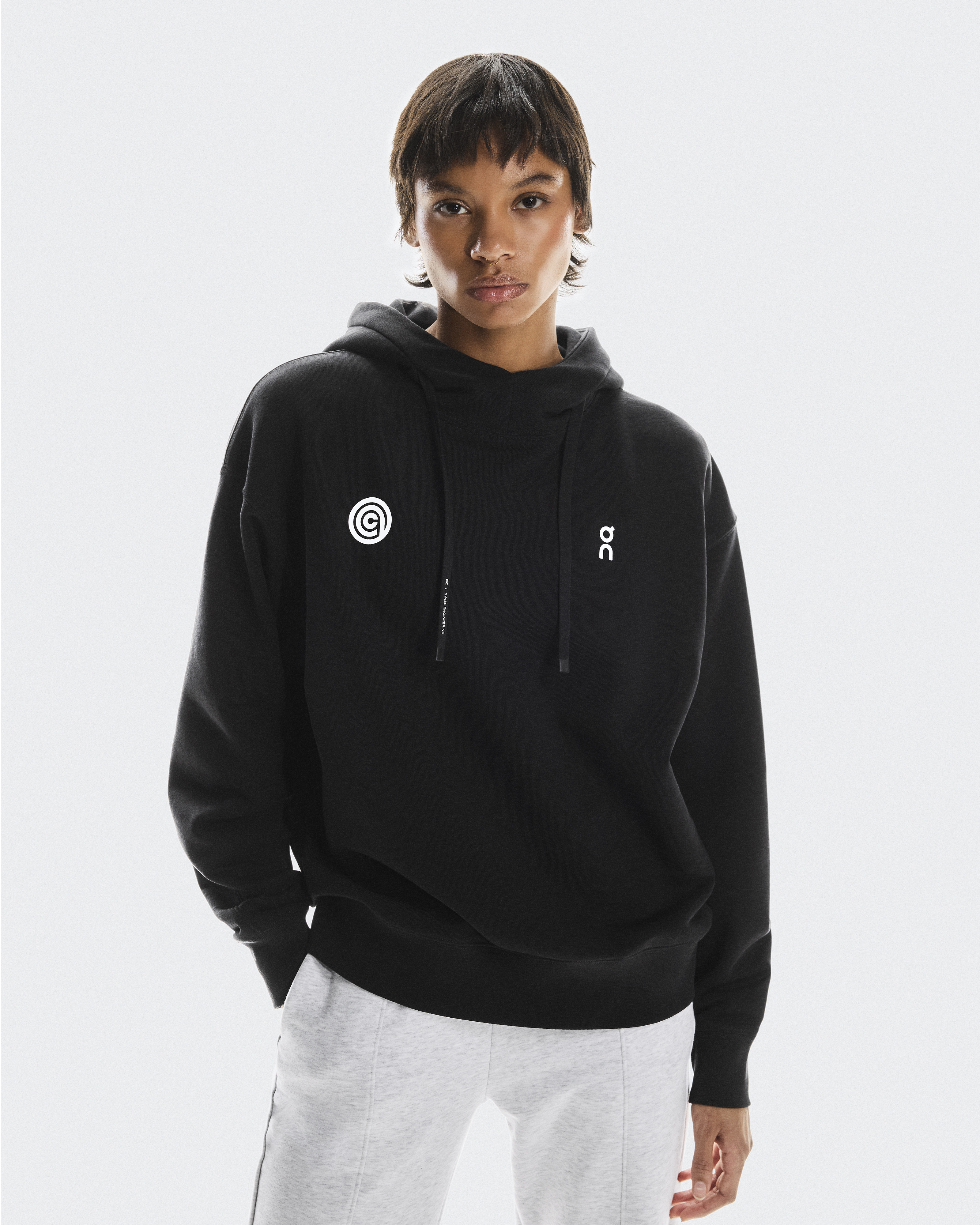 完売品【美品】OAF HOODIE JERSEY TOP BLACK Allwear Organic Half-Zip Hoodie