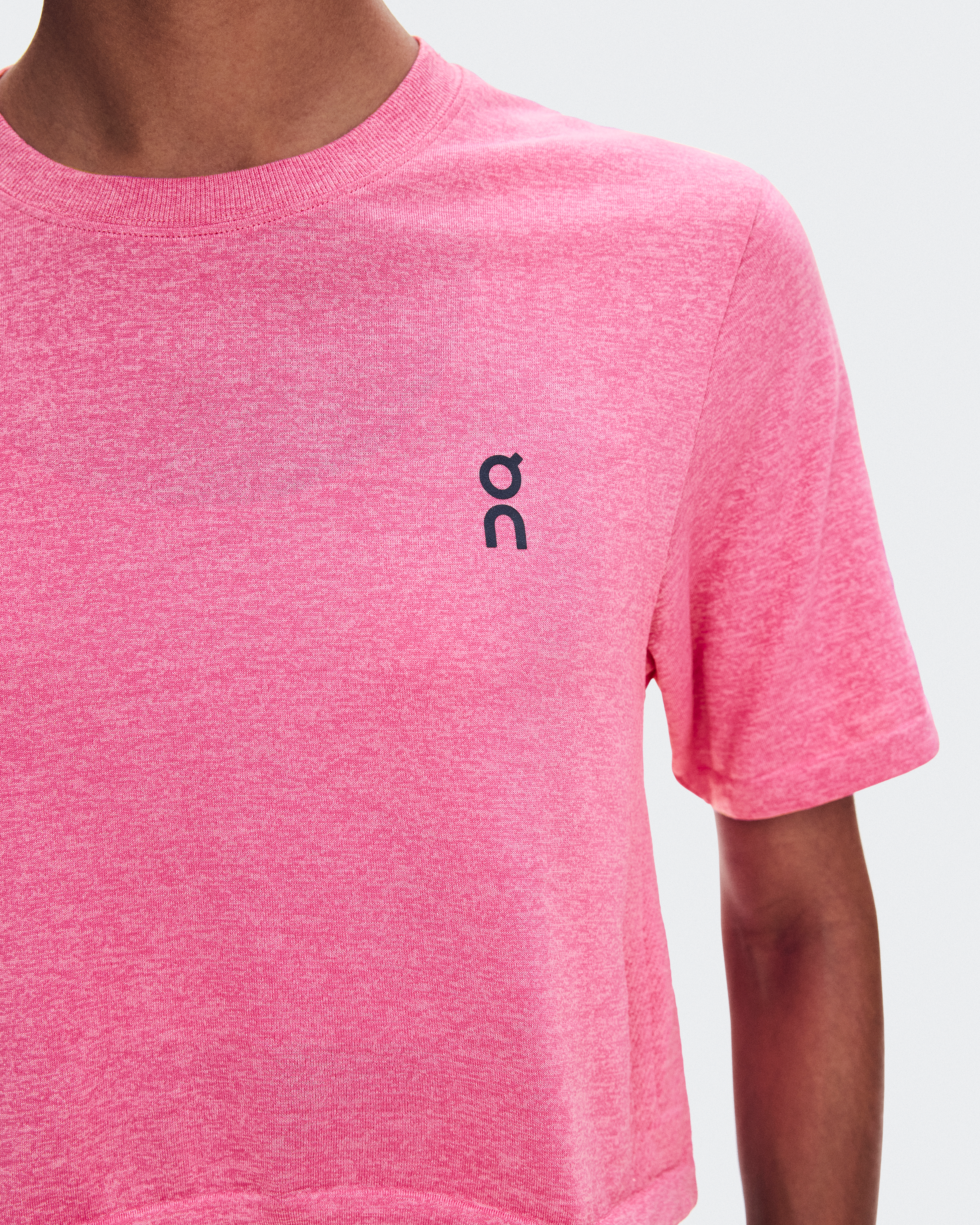Train Flex-T CropWomen / Bubblegum Heather / L