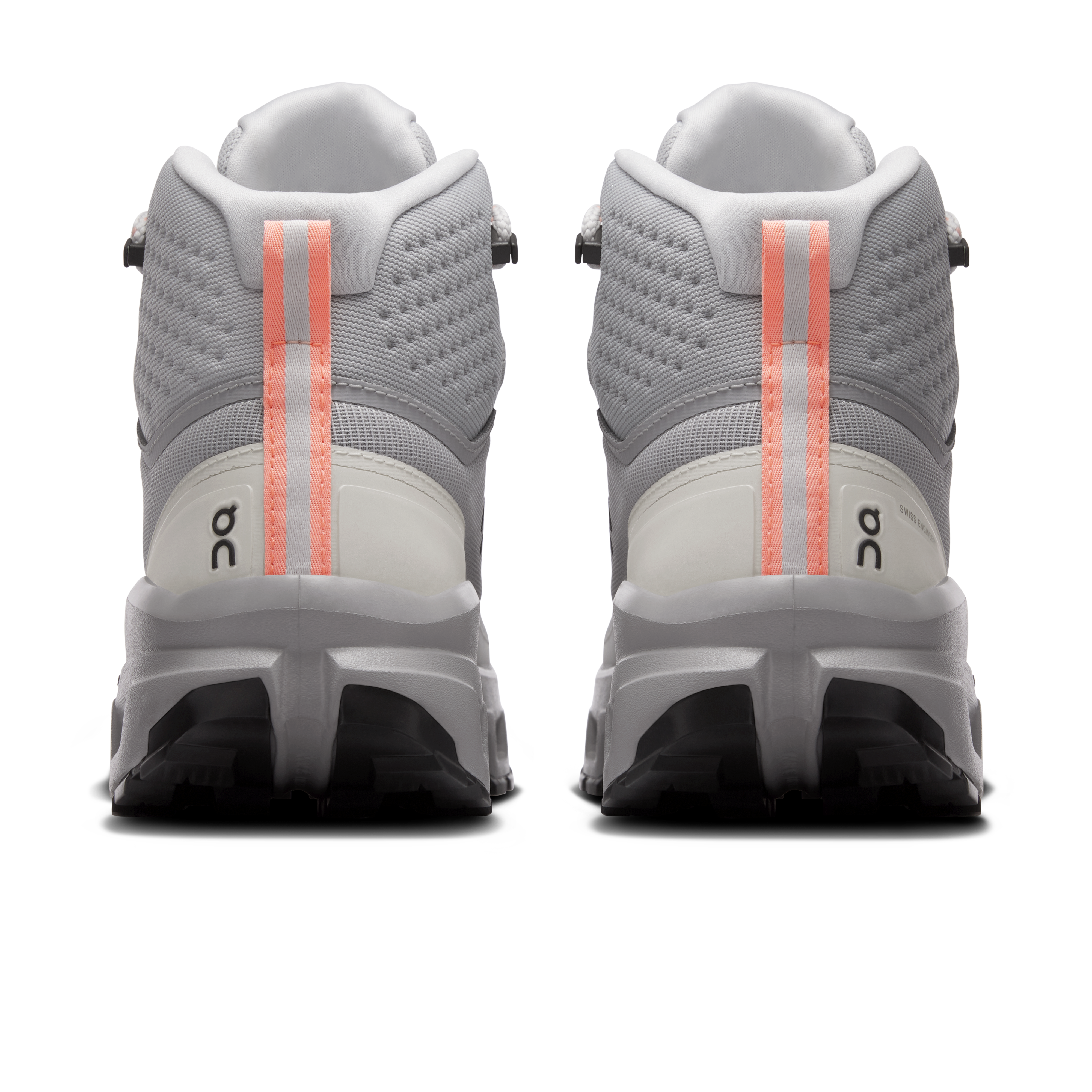 On Cloudrock Mid Waterproof Glacier & Alloy Women Hiking Shoes