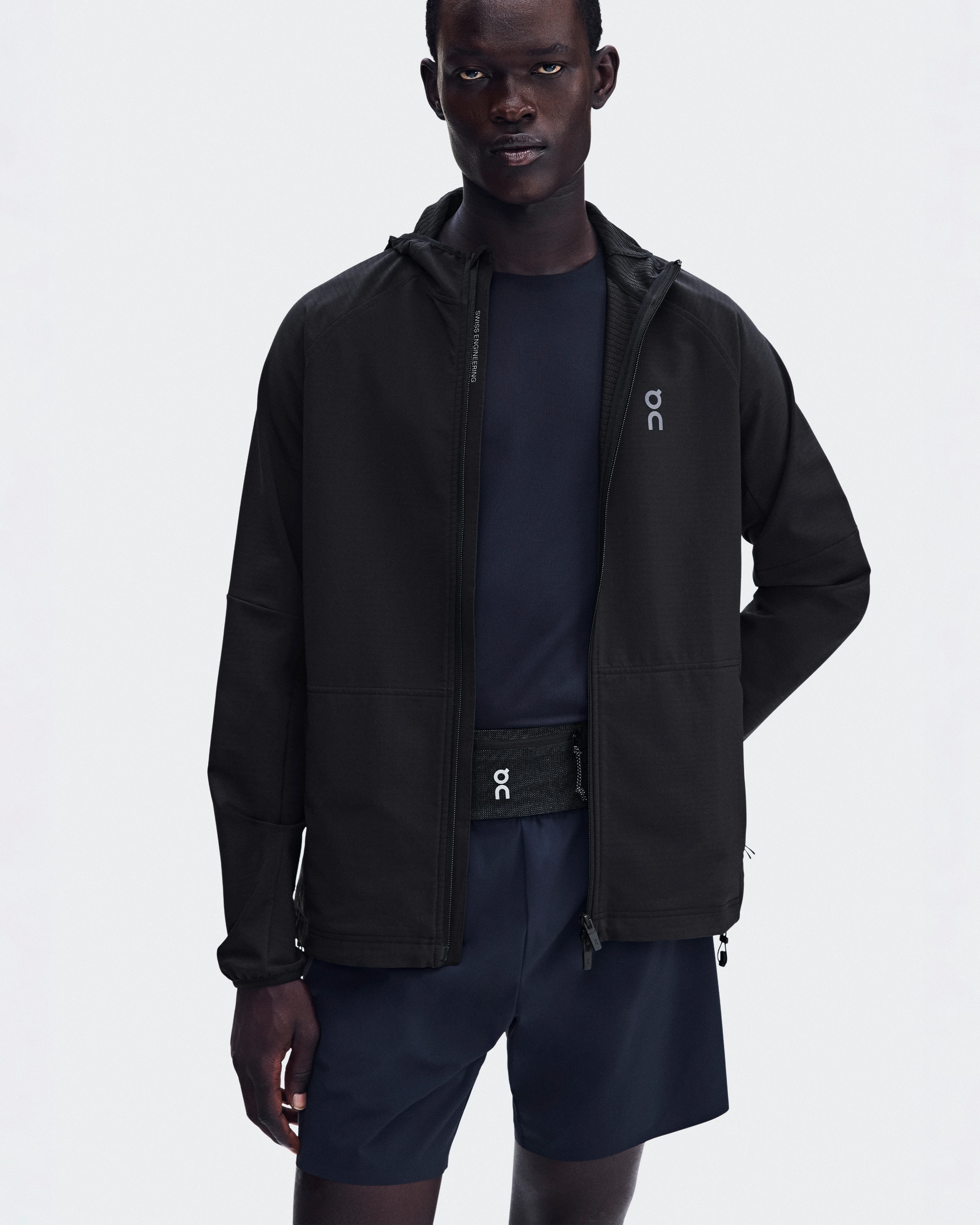 On Weather Hoodie Black Men Hoodies and sweatshirts