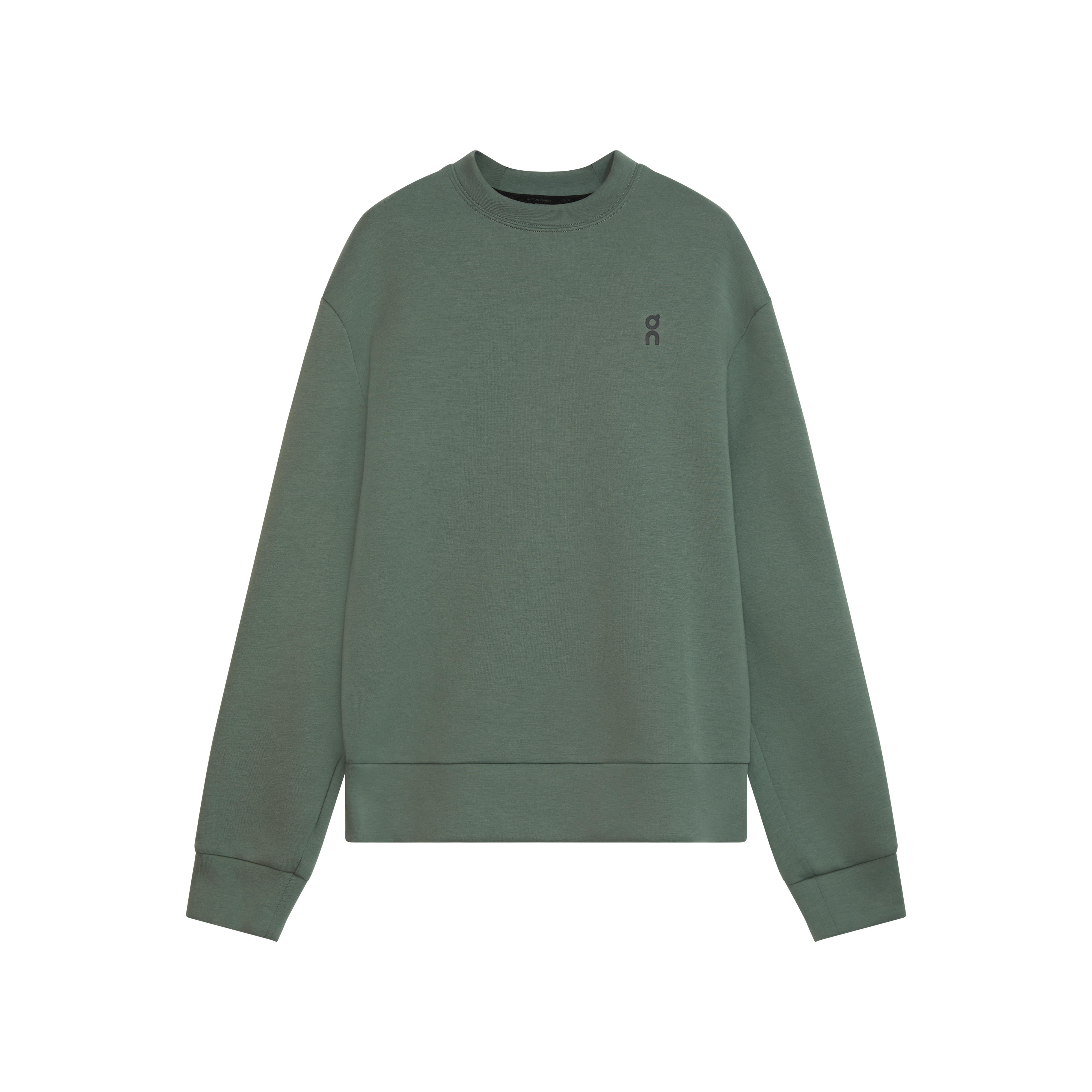 Focus Tech Crew Hoodie in Olive