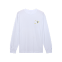 Club Long-T Graphic Long-Sleeve Shirt in White