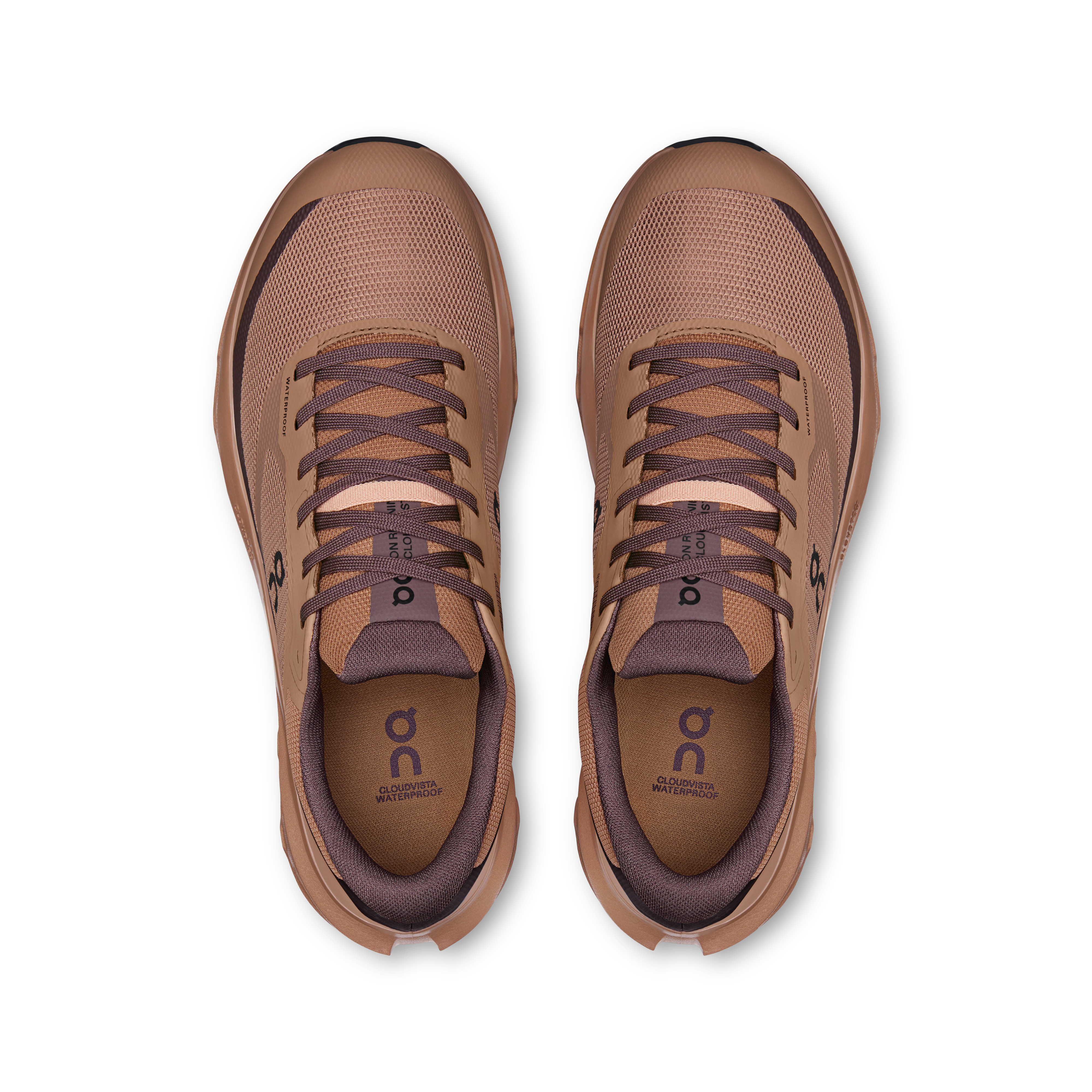 On Cloudvista 3 Waterproof Portobello & Mulberry Men Trail running Shoes