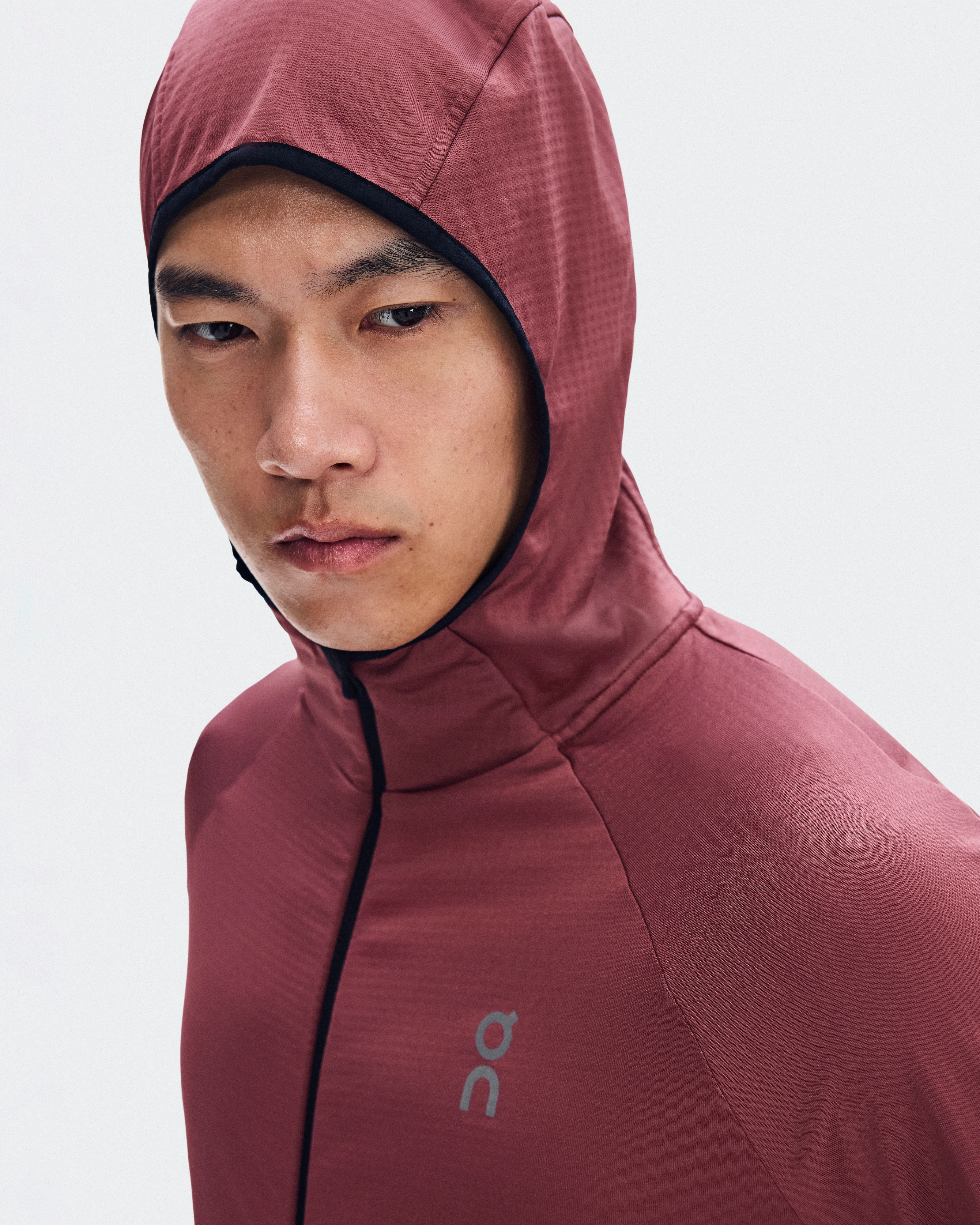 On Climate Zip Hoodie Barberry Men Hoodies and sweatshirts