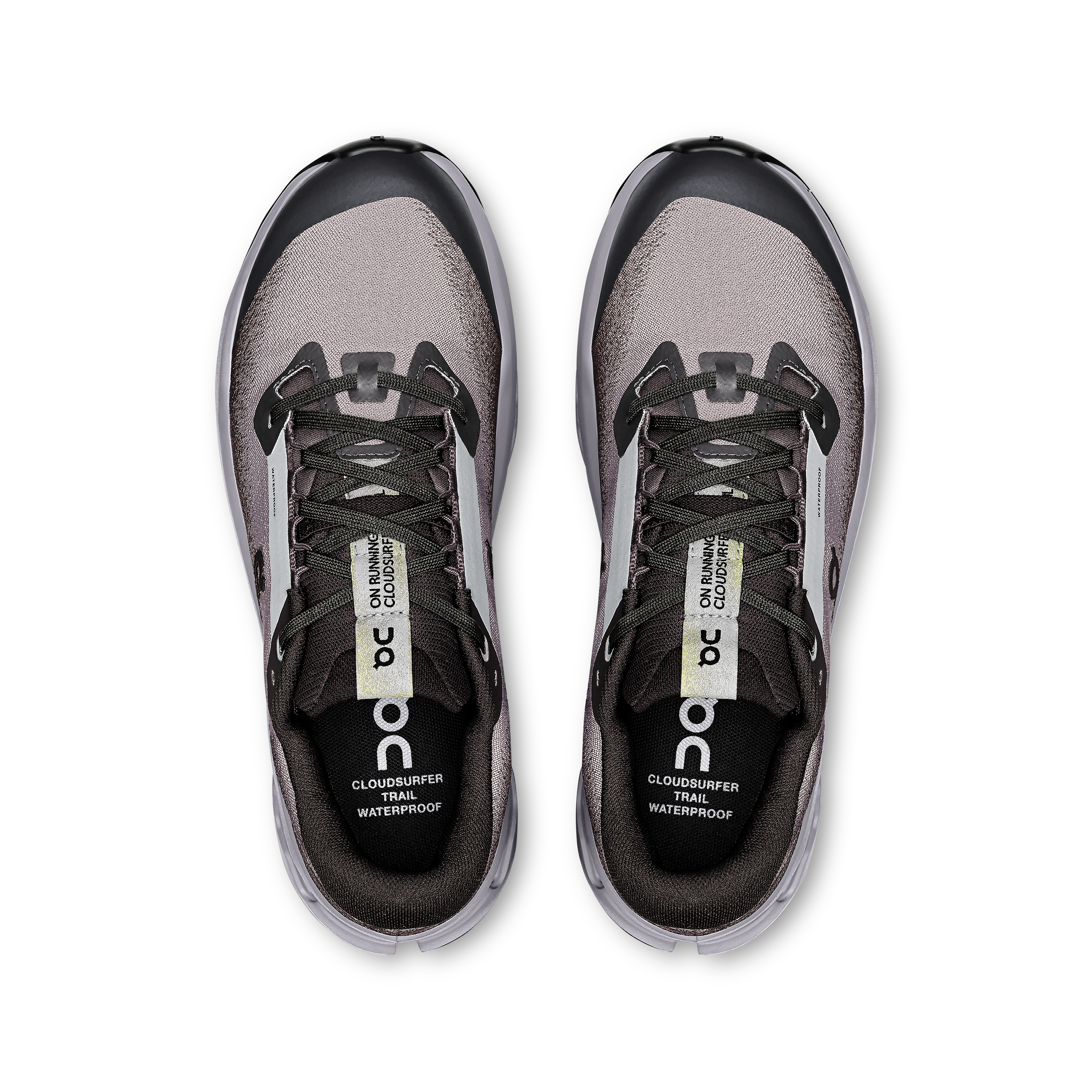 On Cloudsurfer Trail 2 Waterproof Black & Lilac Women Trail running Shoes