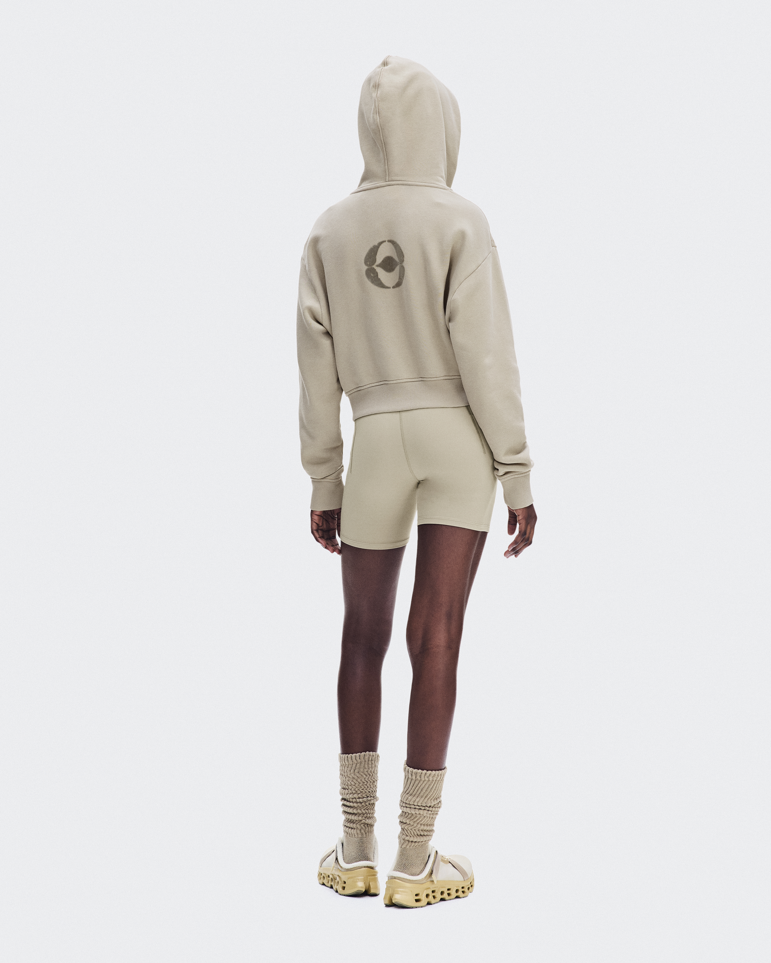 Women's Club Collective Full Zip Hoodie FKA | Beige | On Monaco