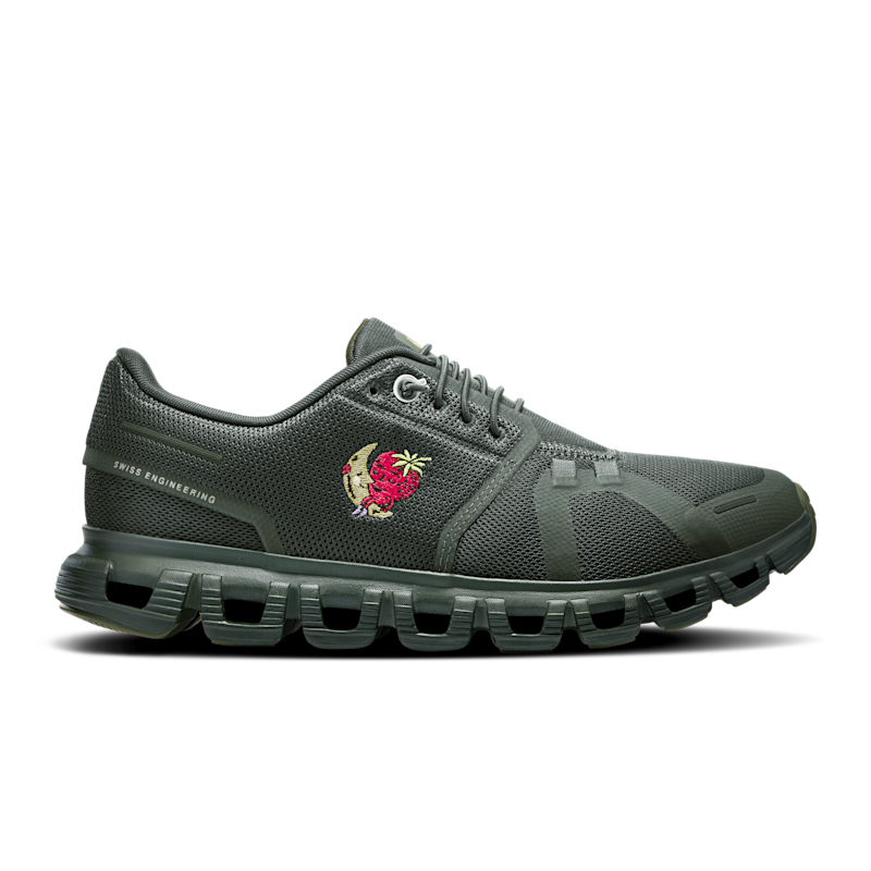 On Women's Cloud 6 SHF Shoe in Fir/Fir, Size: 6, Recycled Polyester