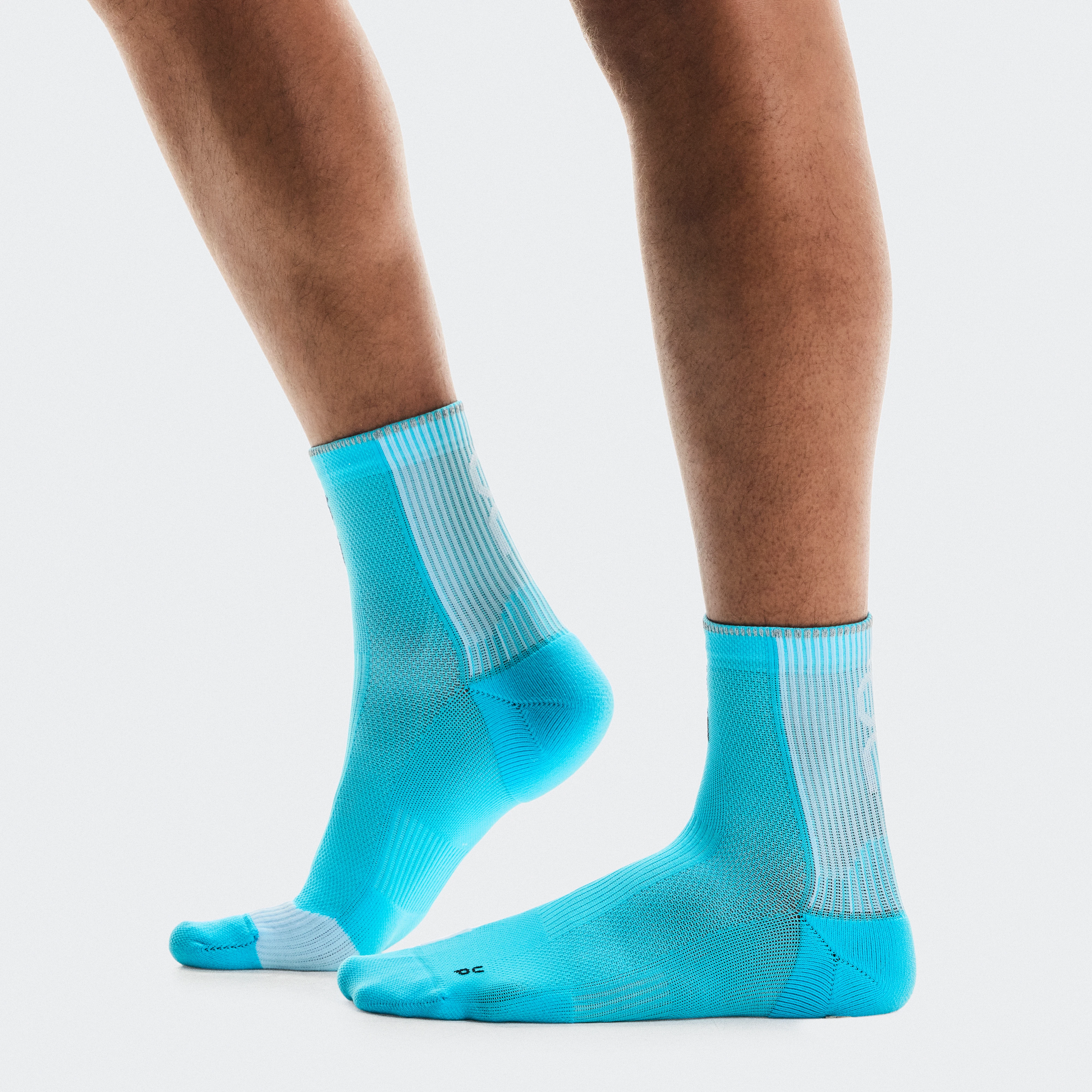 On Performance Run Sock Mid Blue White Unisex Unisex – Performance running, breathable, cushioning Socks