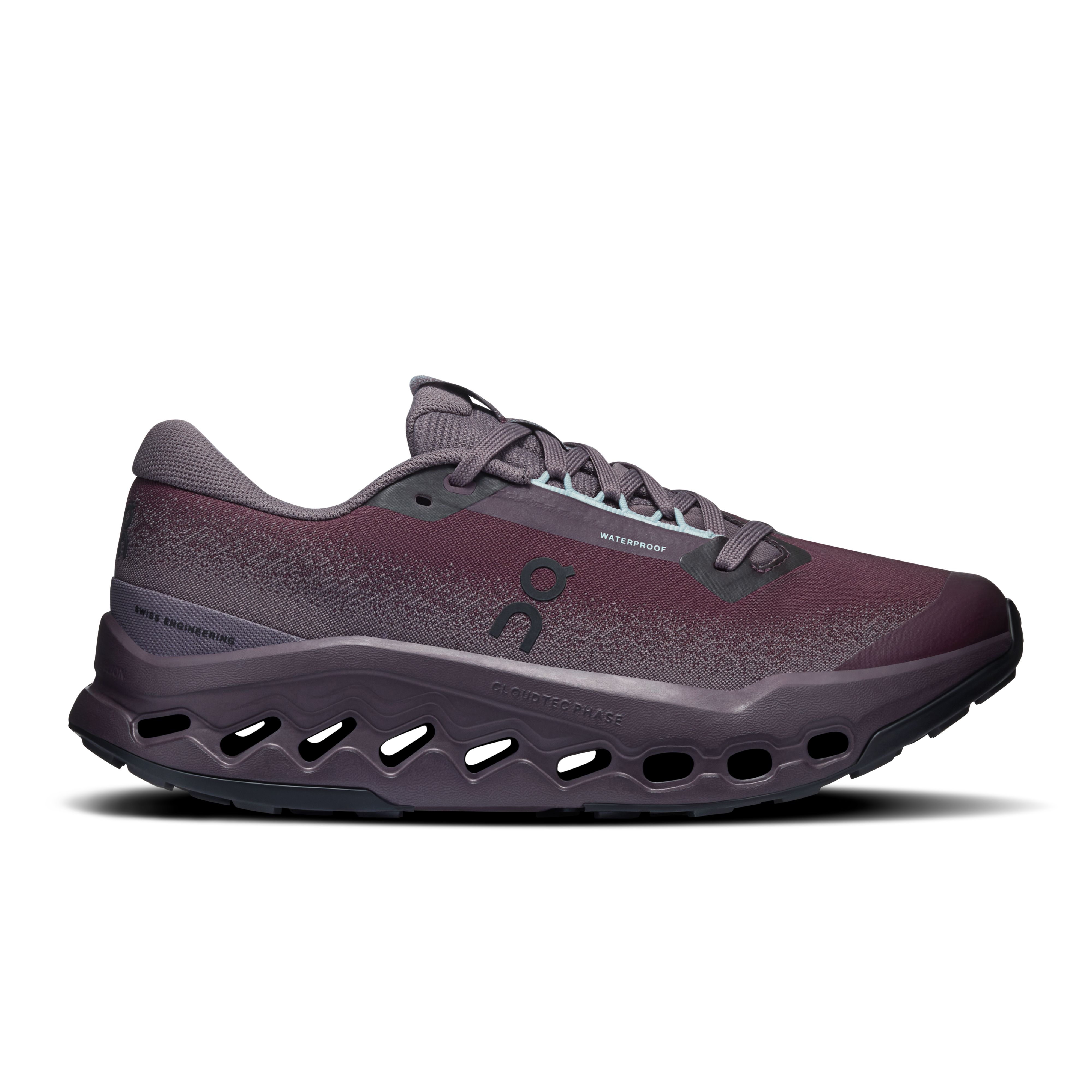 Cloudsurfer Trail 2 Waterproof Running Shoe in Urchin/Pebble