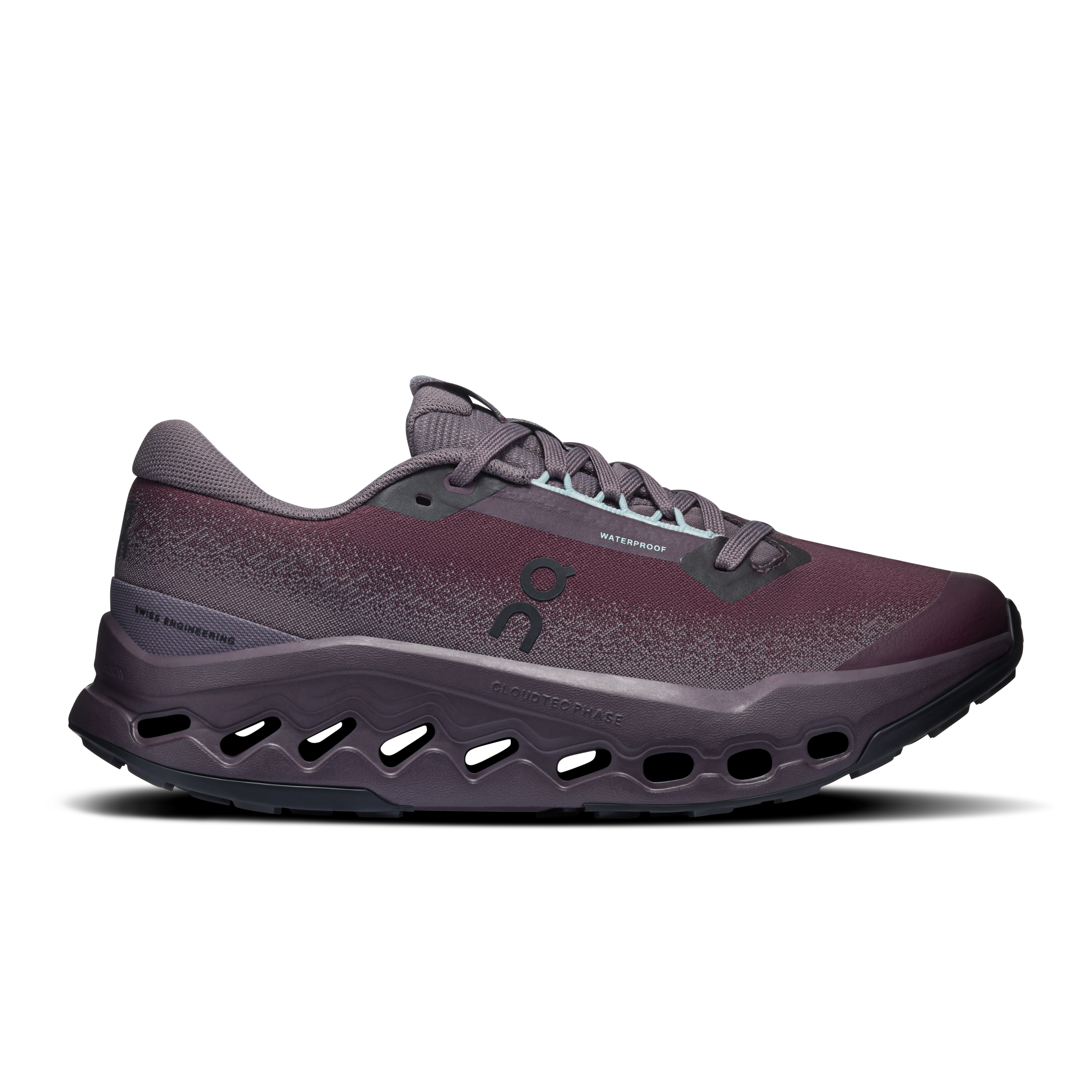 On Cloudsurfer Trail 2 Waterproof Urchin & Pebble Women Trail running Shoes