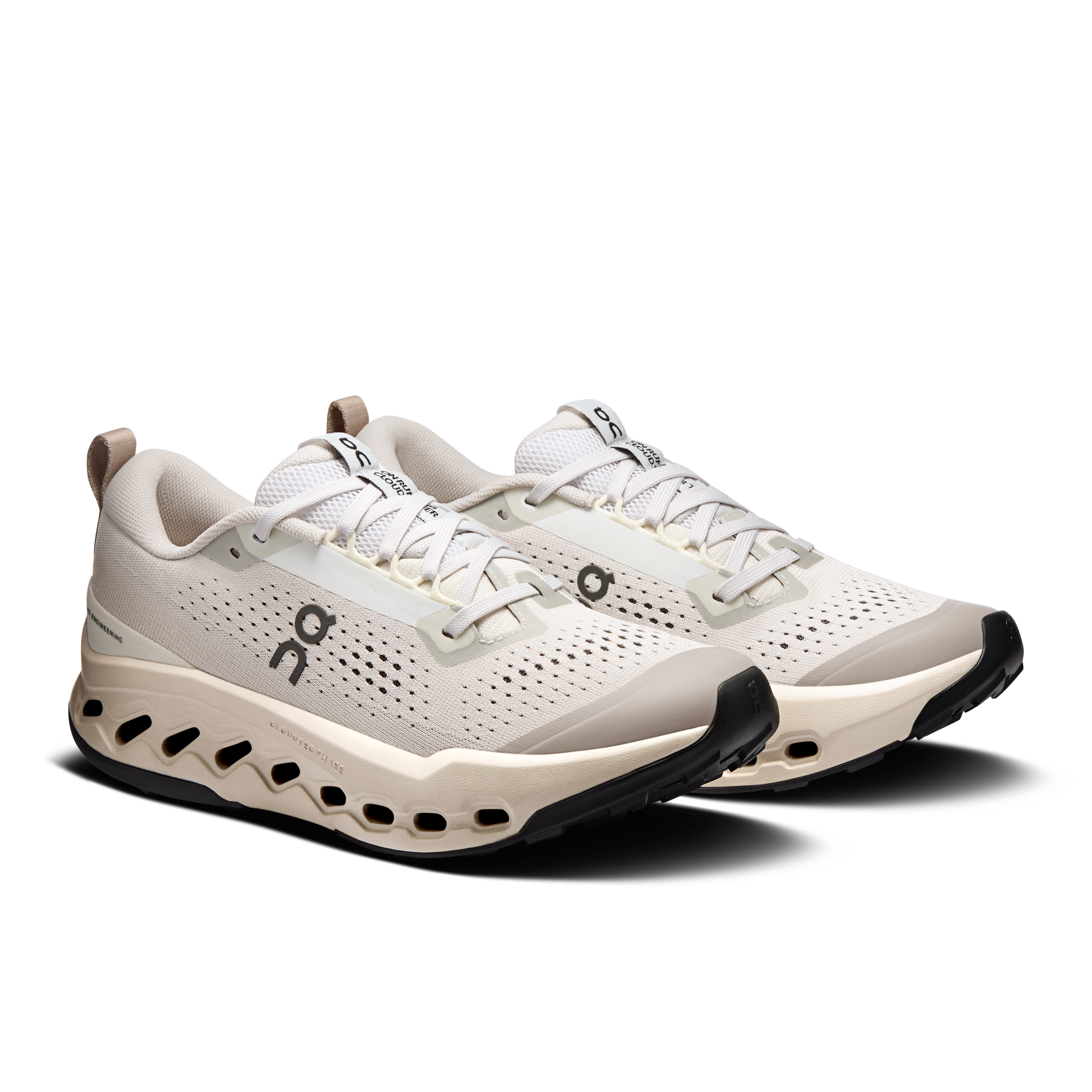 On Cloudsurfer Trail 2 Frost & Truffle Damen Trailrunning Schuhe