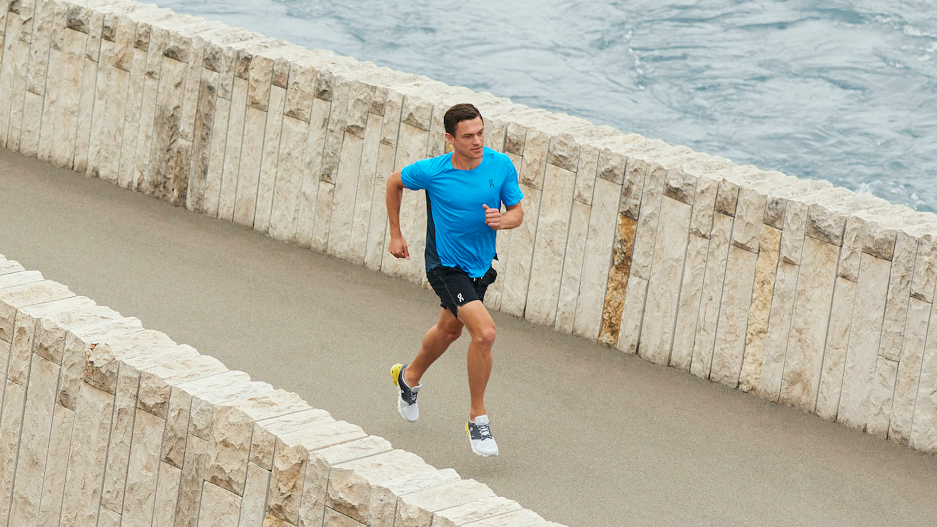 Man Who Run Athletic Man Running