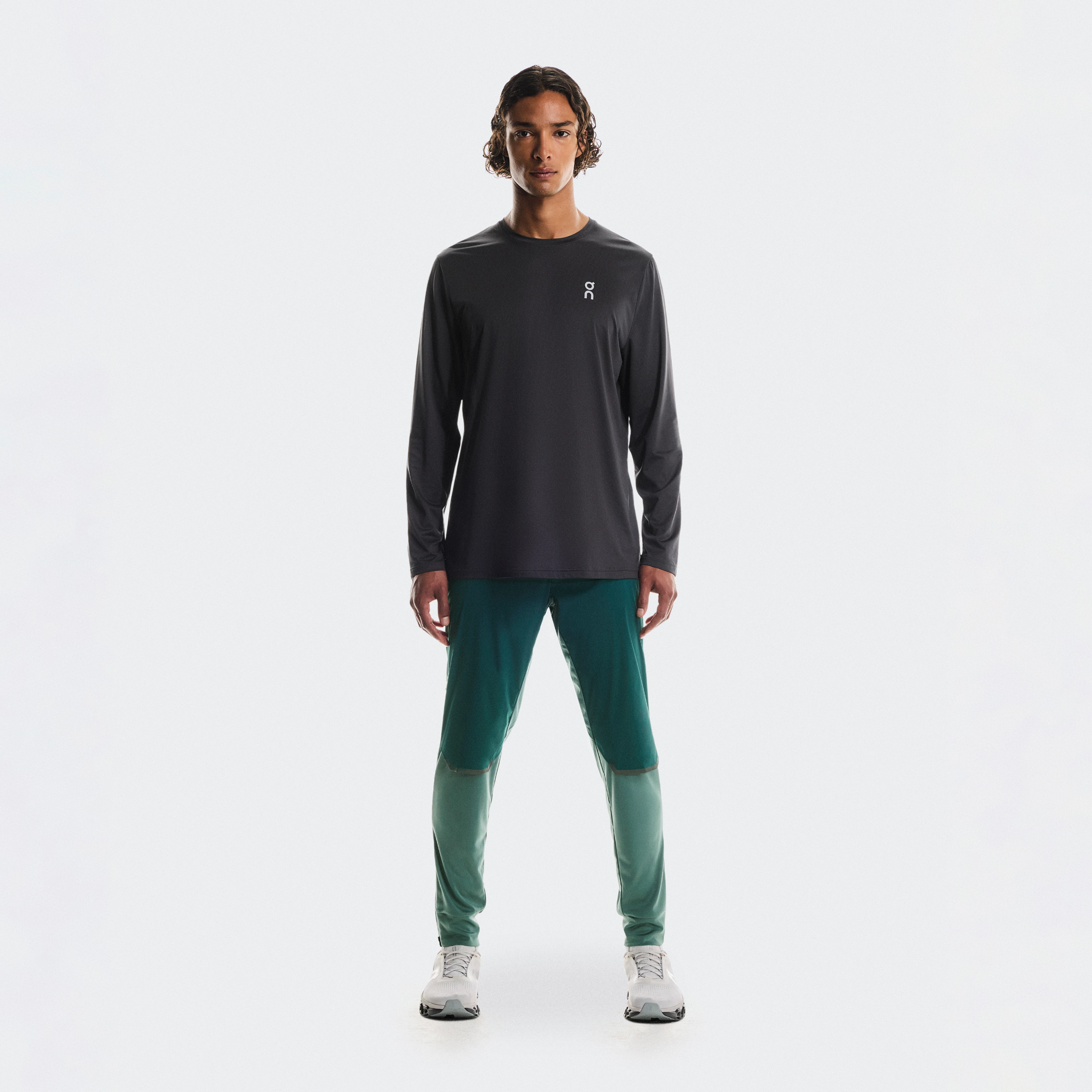 On Weather Pants Vert Homme Homme – Running temps froid, respirabilité, ajustable Pantalons