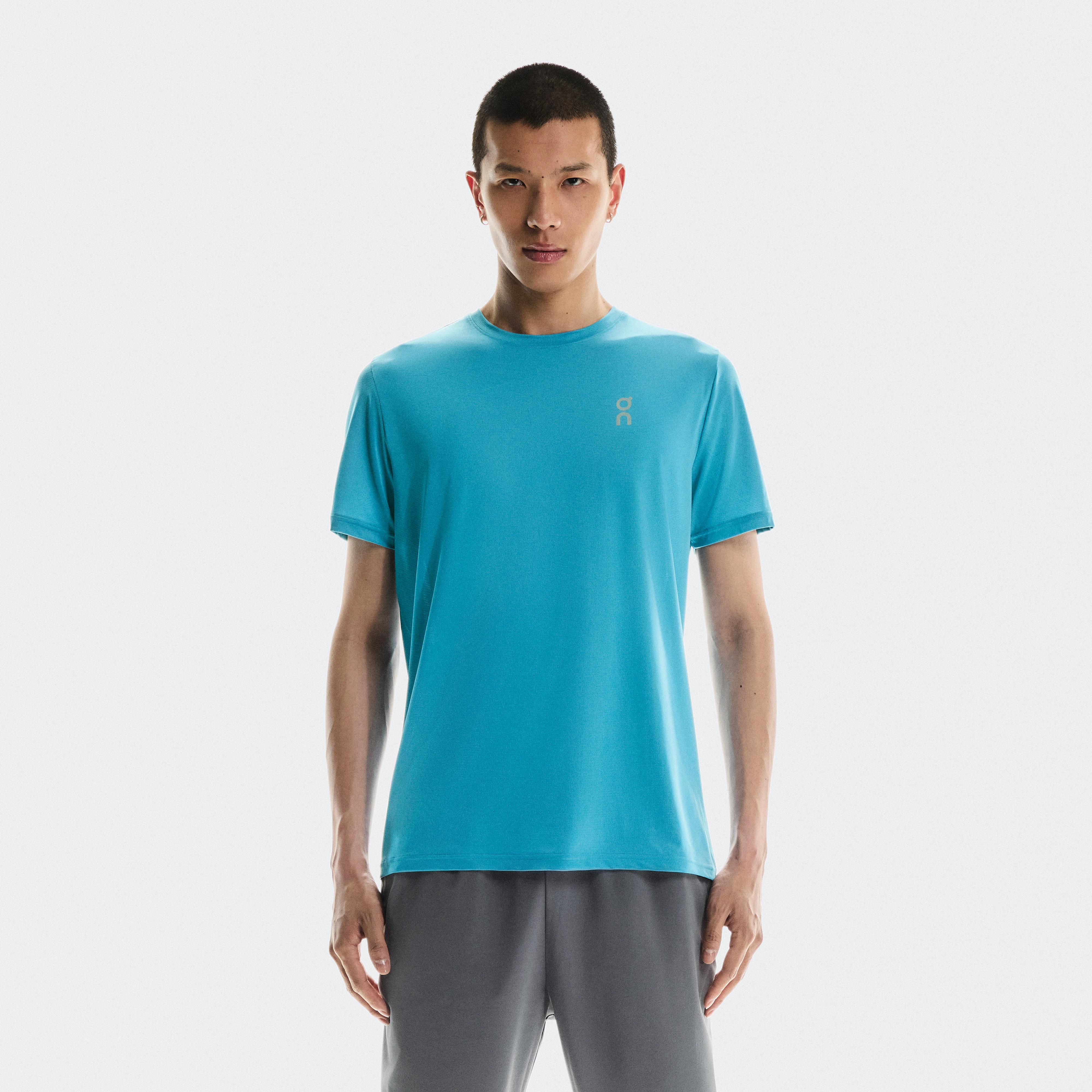 On Core-T Blue Men Men – Lightweight, versatile, running Tops and t-shirts