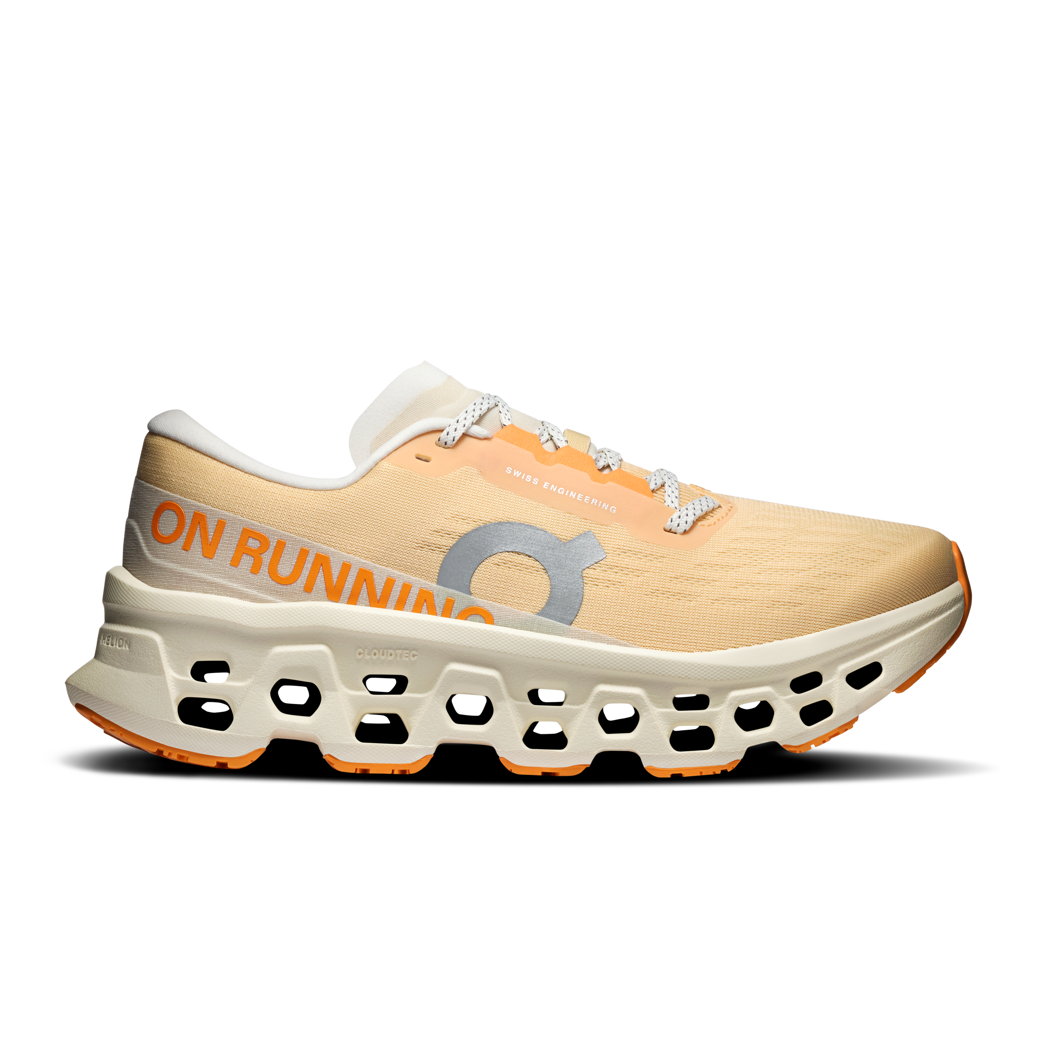 On Cloudmonster 3 Squash & Ivory Women – Everyday running, responsive ride Shoes