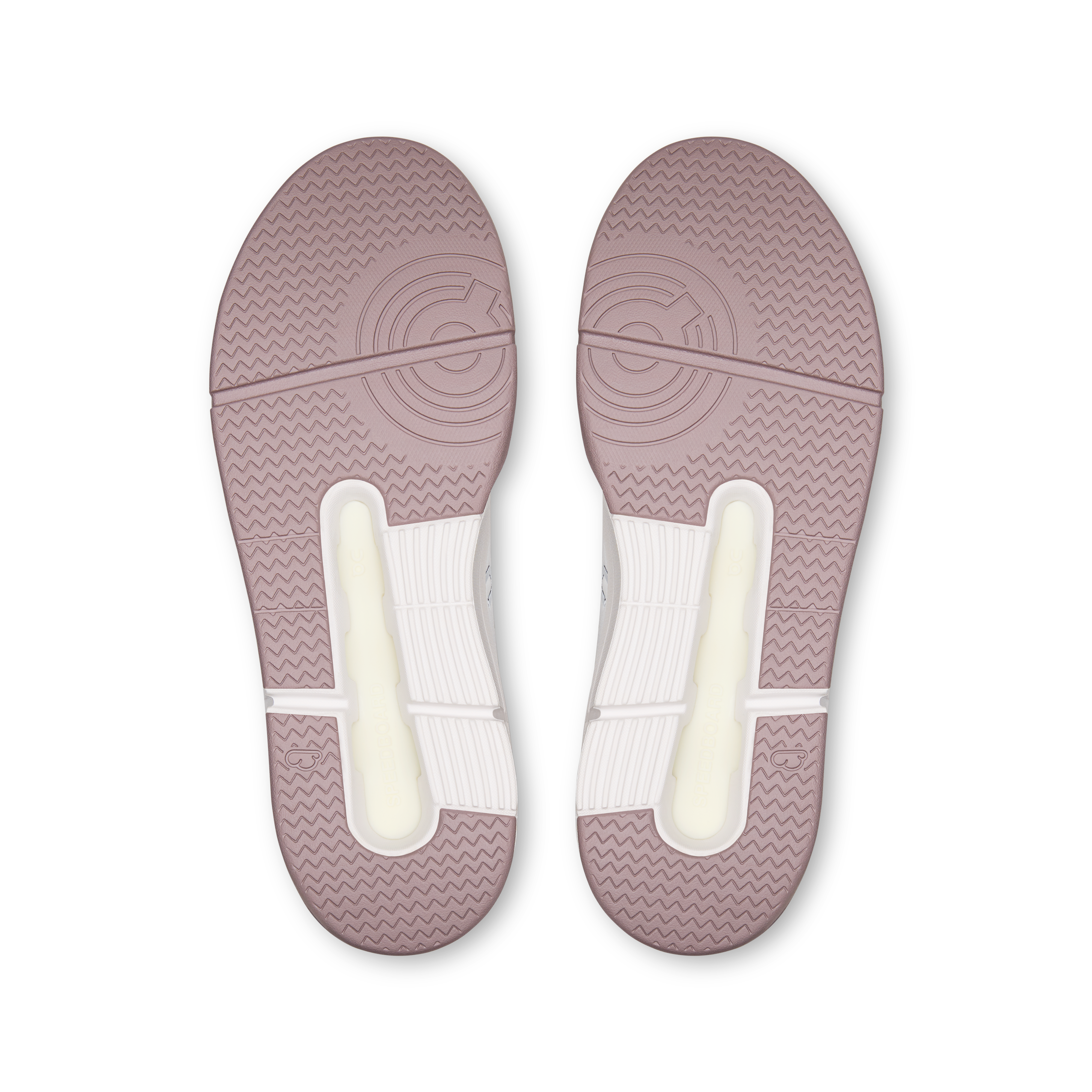 On THE ROGER Clubhouse White & Heron Femme Tennis Chaussures