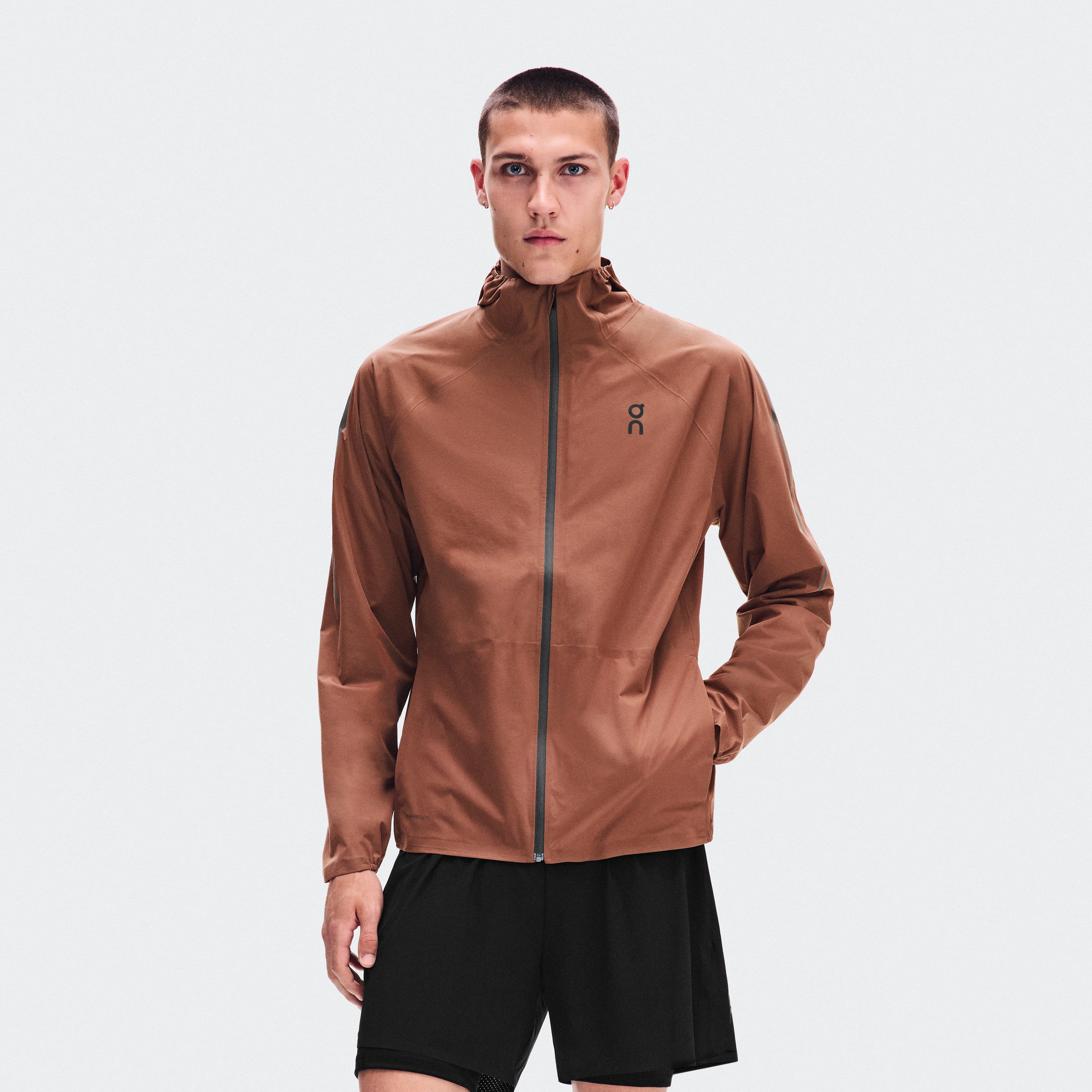 On Performance Jacket Waterproof Acorn Men – Road running Jackets
