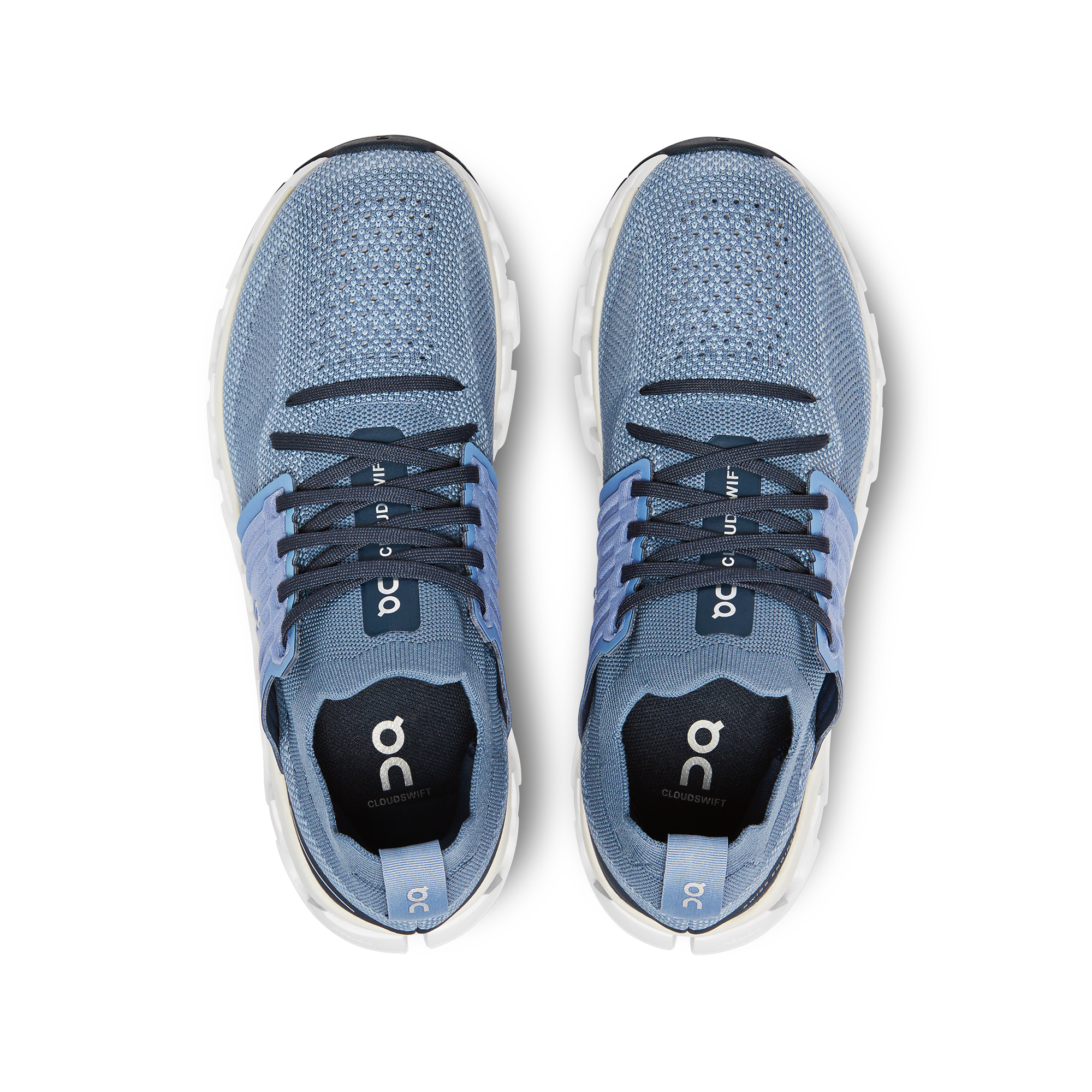 On Cloudswift 3 Metal & White Women Road running Shoes