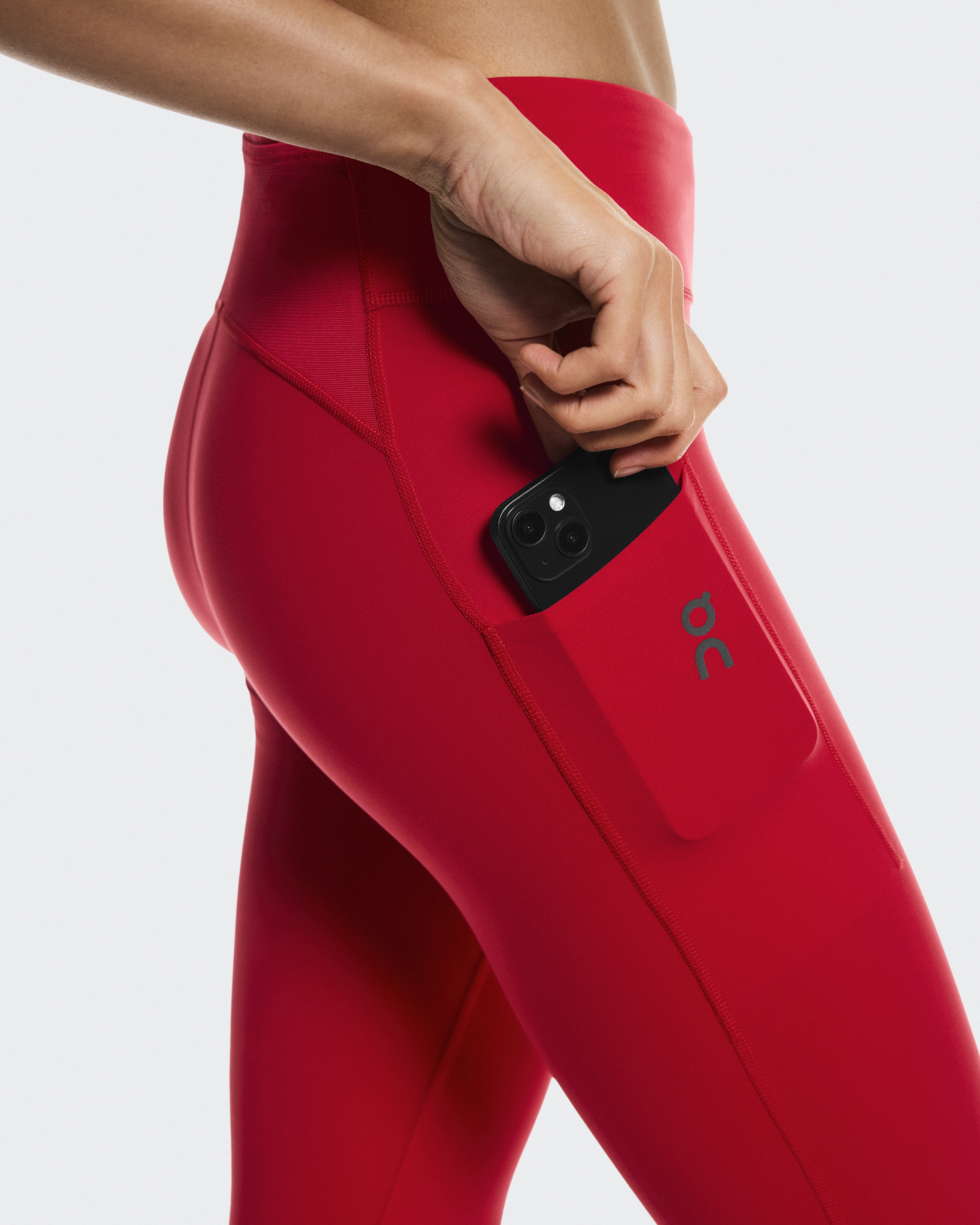 Women's Performance Tights 7/8 | Red | On United States
